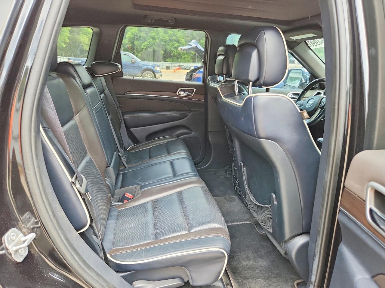 2014 Jeep Grand Cherokee Overland Black vin: 1C4RJECG0EC410166