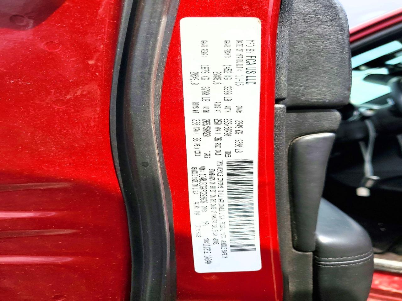 2015 Jeep Grand Cherokee Overland Red vin: 1C4RJECG0FC220630