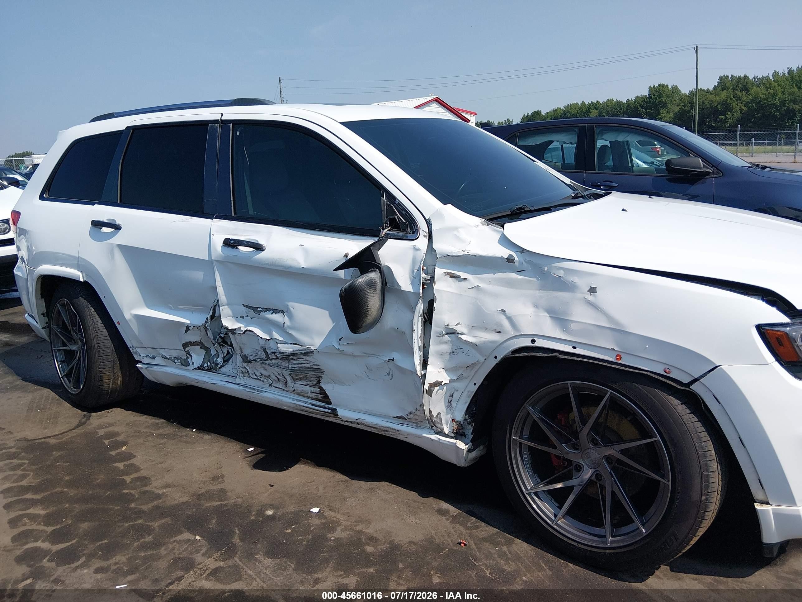 2015 Jeep Grand Cherokee Overland Белый vin: 1C4RJECG0FC654224