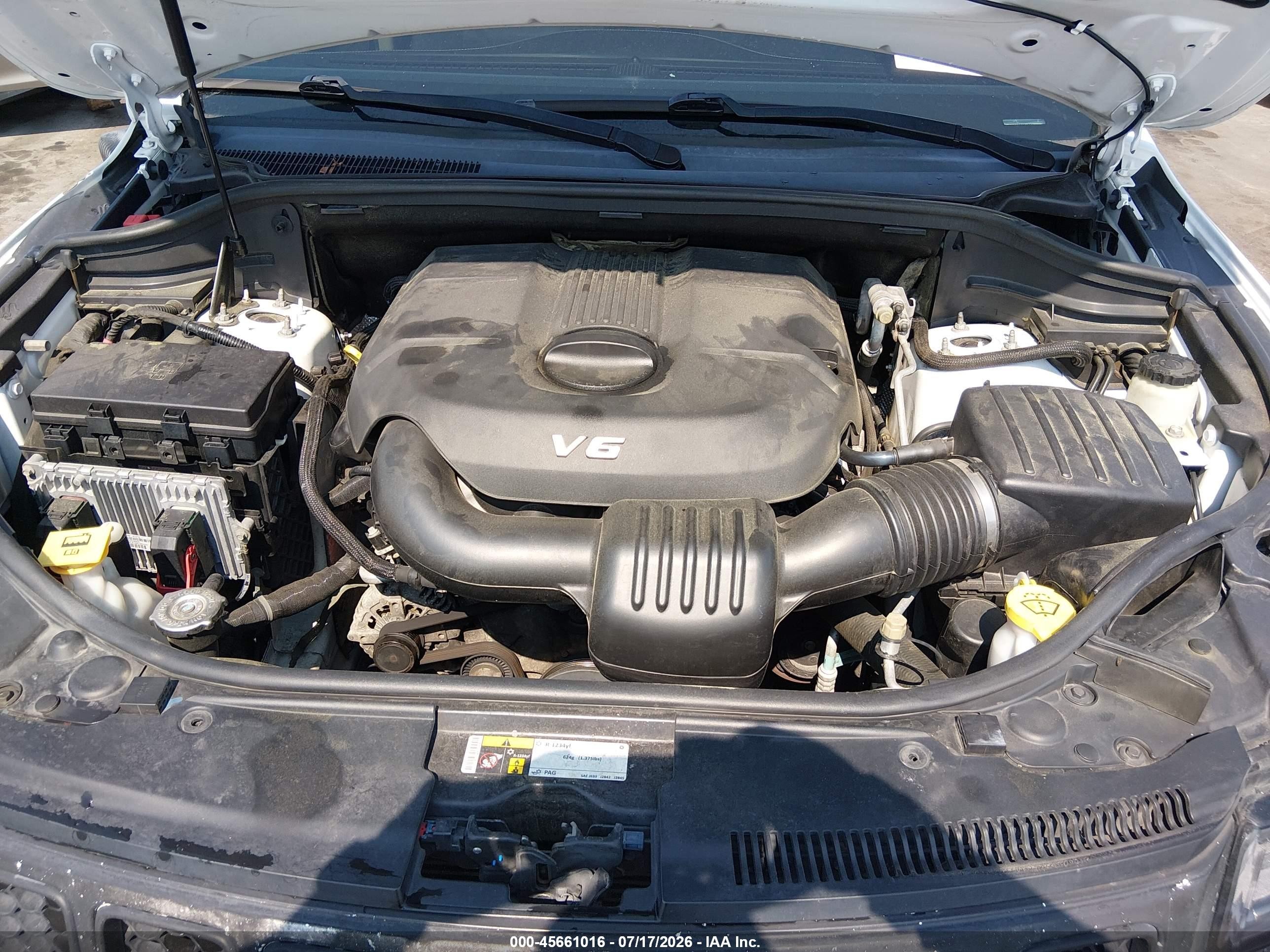 2015 Jeep Grand Cherokee Overland Белый vin: 1C4RJECG0FC654224