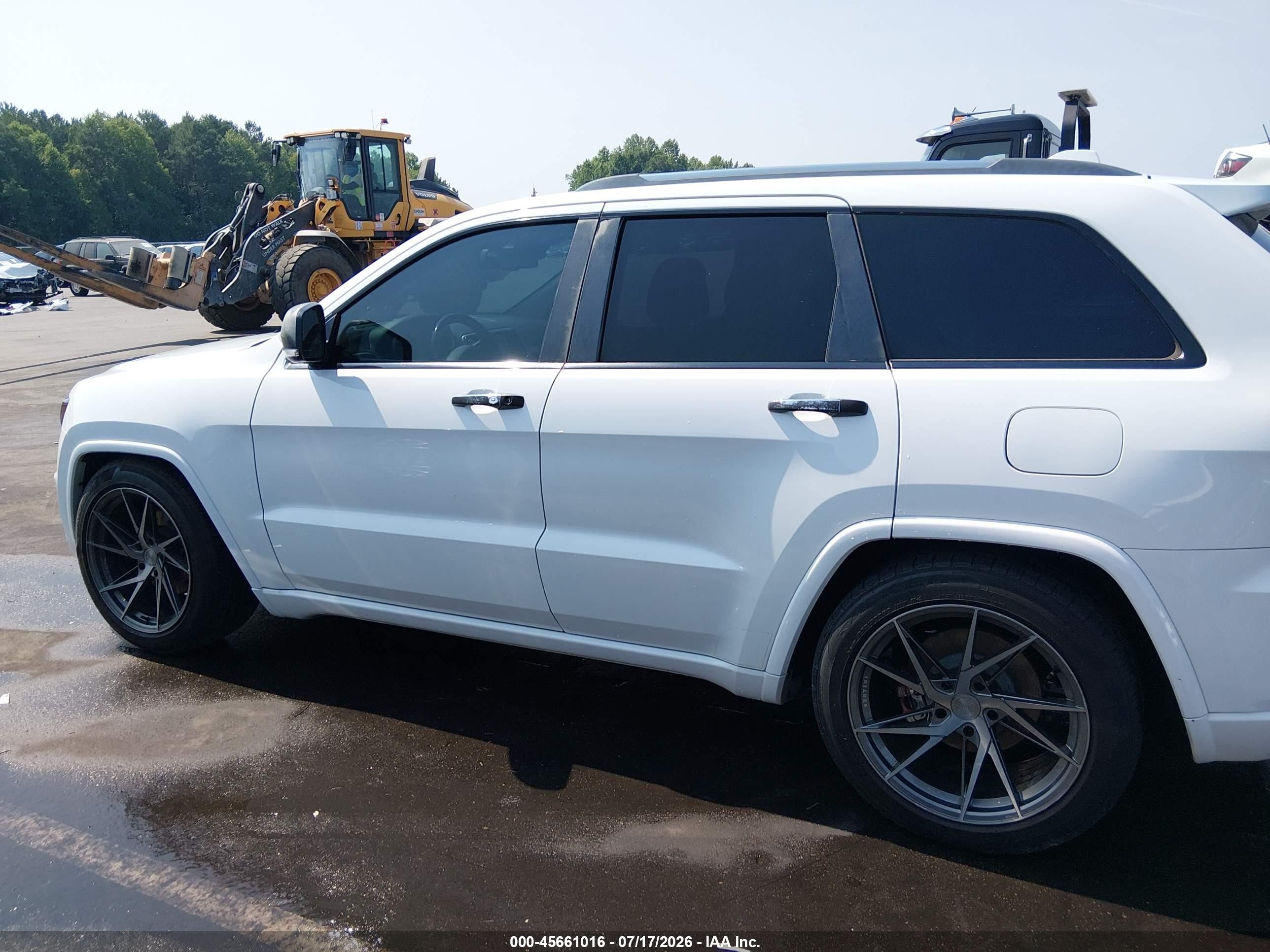 2015 Jeep Grand Cherokee Overland Белый vin: 1C4RJECG0FC654224
