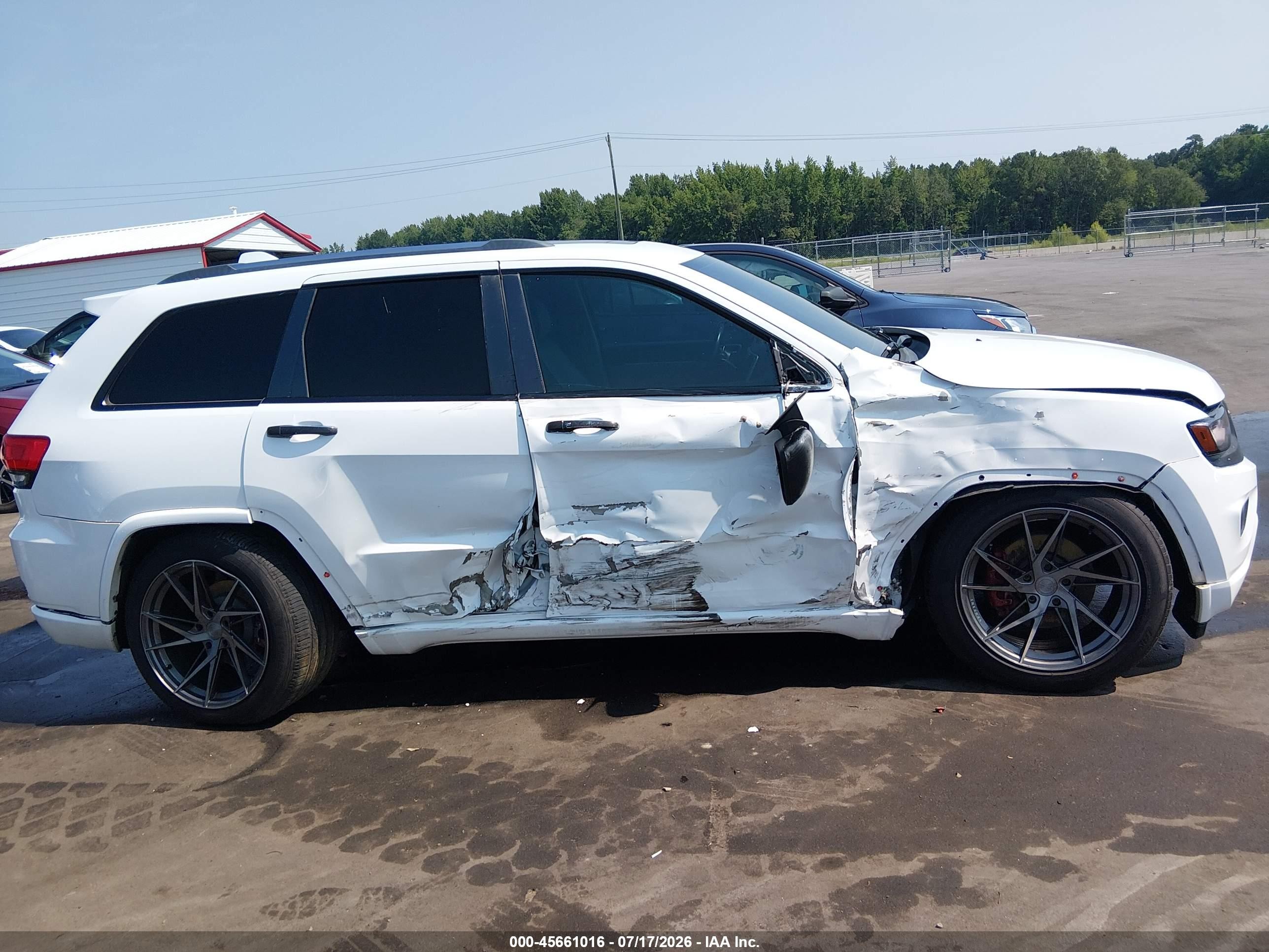 2015 Jeep Grand Cherokee Overland Белый vin: 1C4RJECG0FC654224