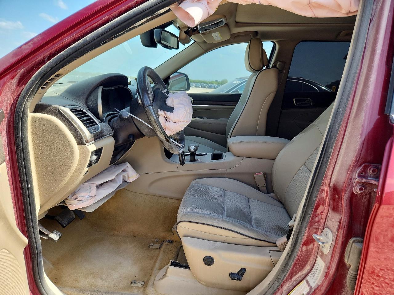 2015 Jeep Grand Cherokee Red vin: 1C4RJECG0FC822962