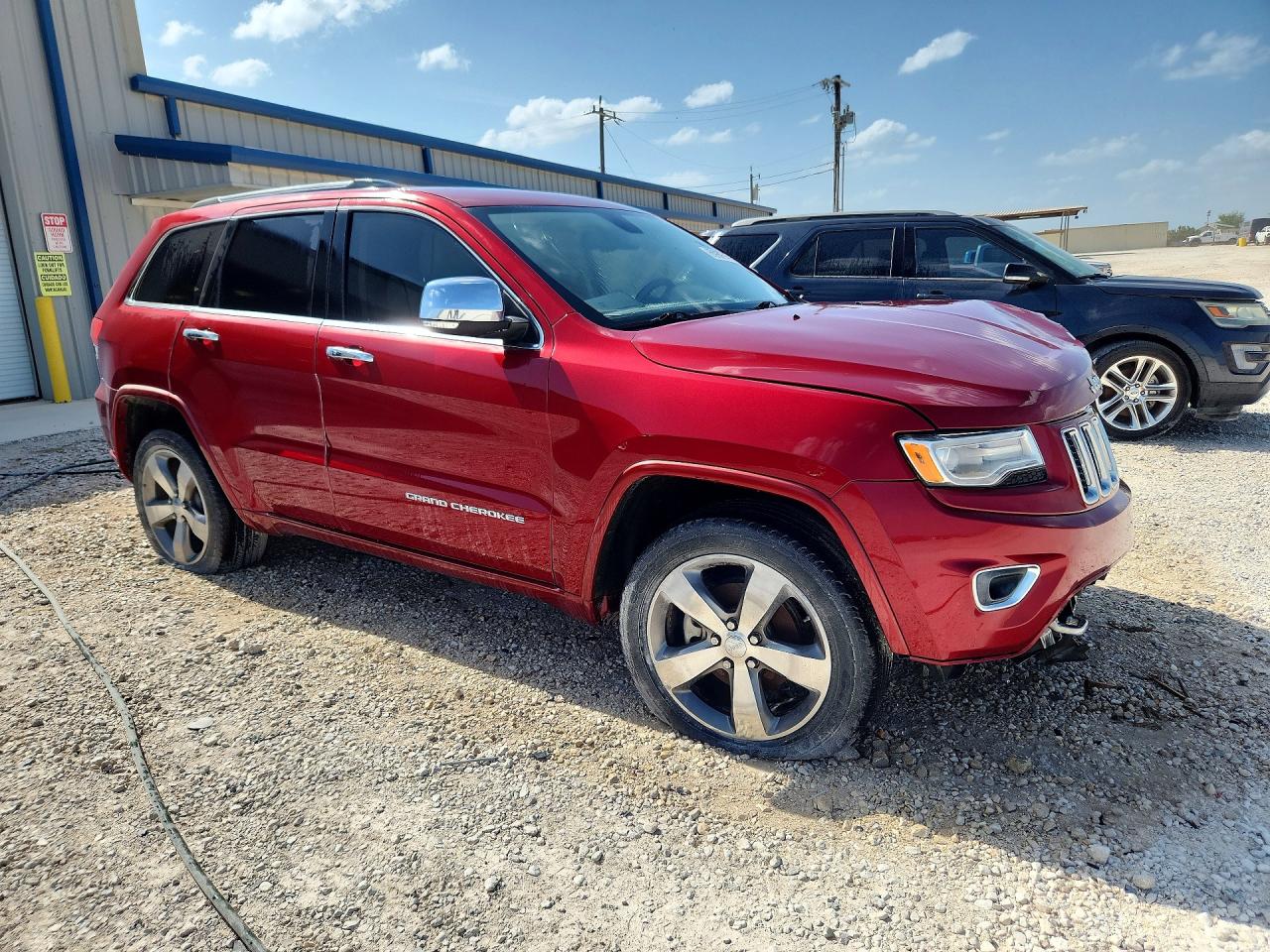 2015 Jeep Grand Cherokee Red vin: 1C4RJECG0FC822962