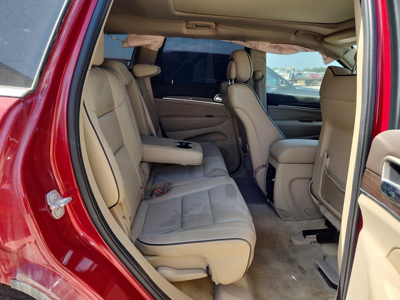 2015 Jeep Grand Cherokee Red vin: 1C4RJECG0FC822962
