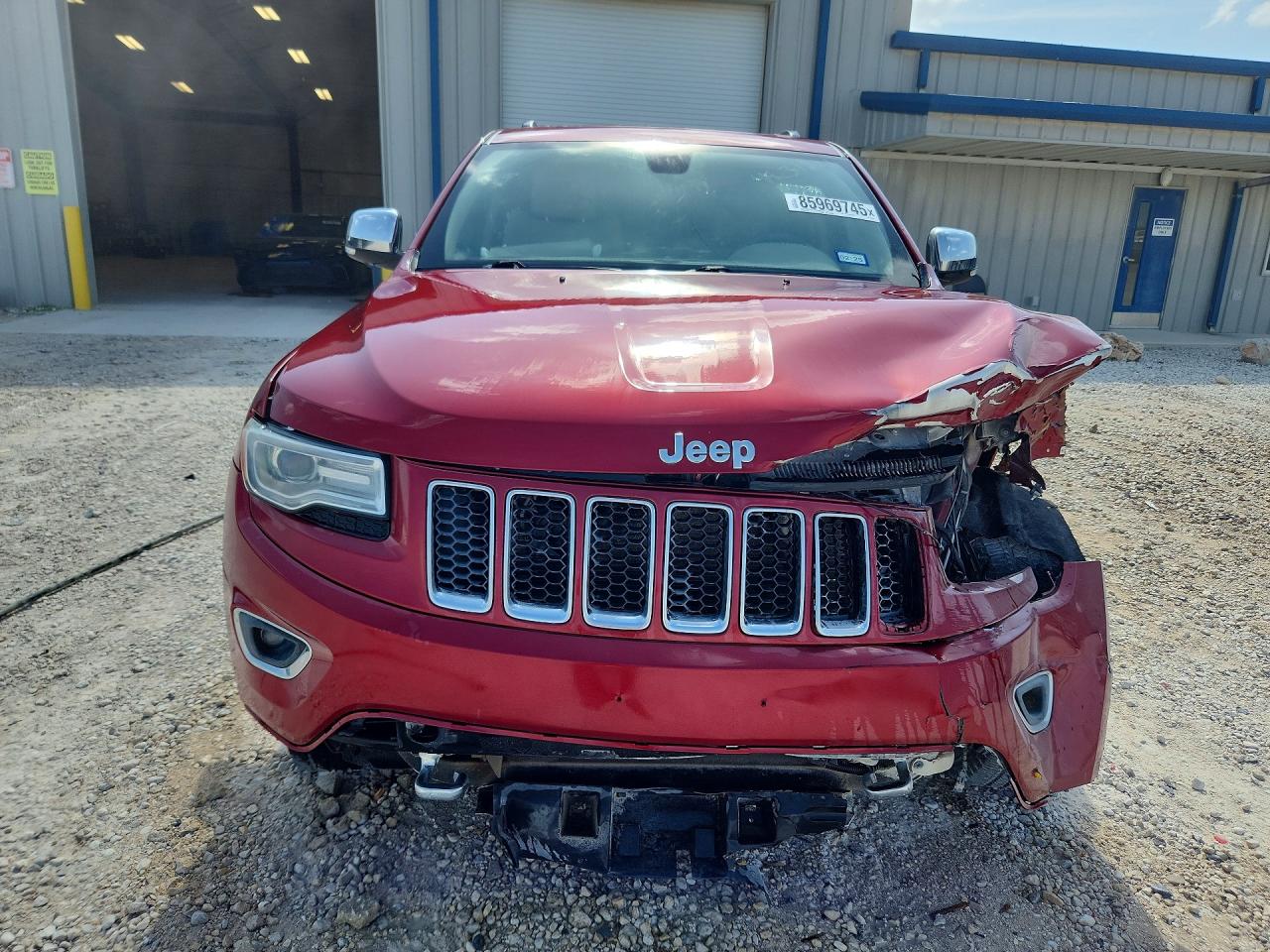 2015 Jeep Grand Cherokee Red vin: 1C4RJECG0FC822962
