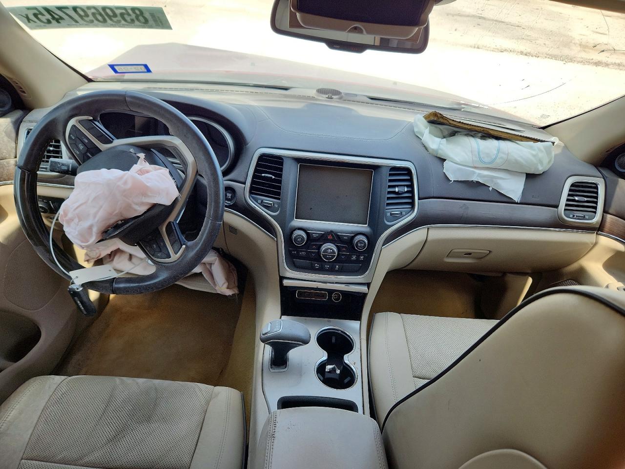2015 Jeep Grand Cherokee Red vin: 1C4RJECG0FC822962