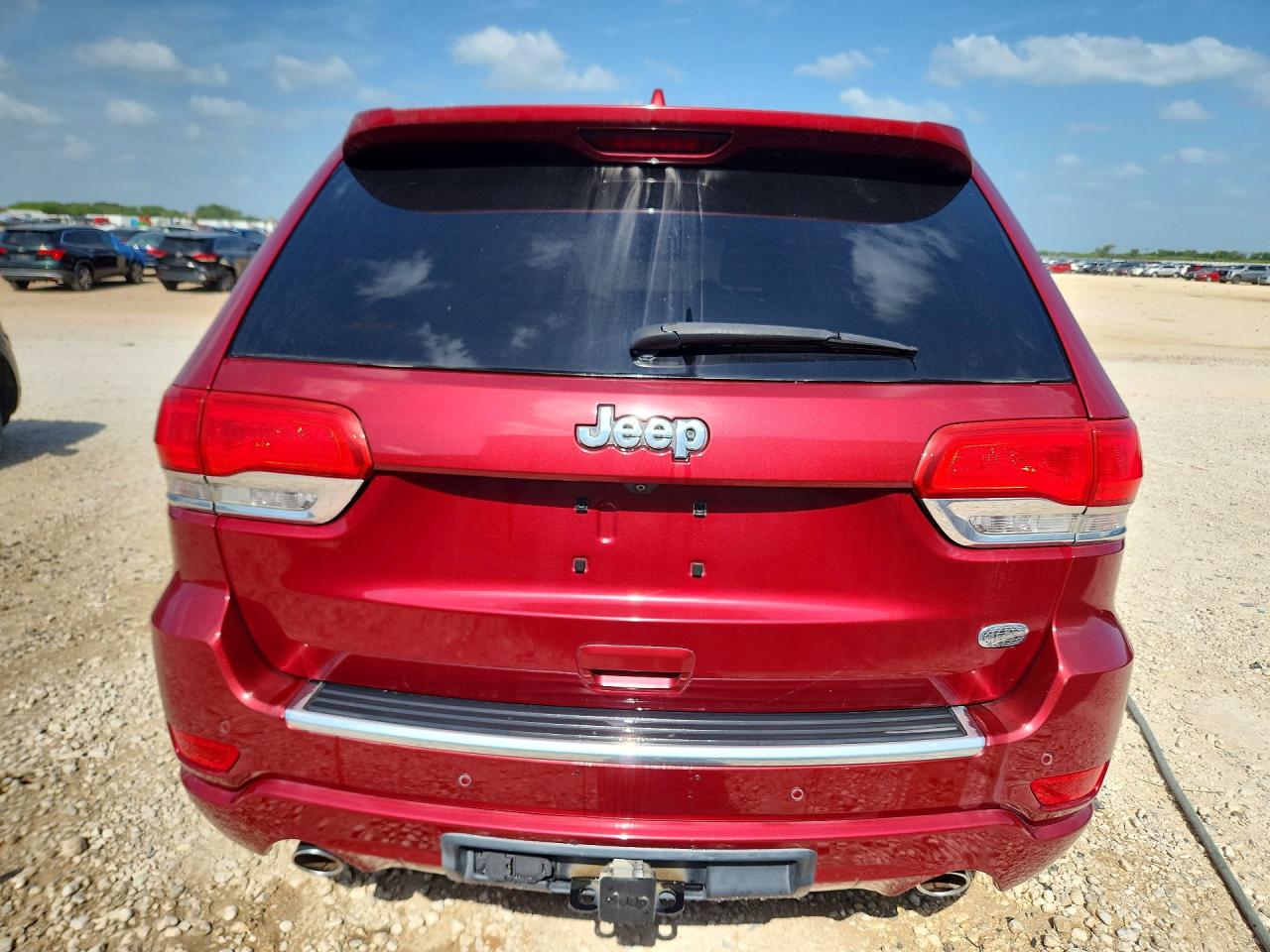 2015 Jeep Grand Cherokee Red vin: 1C4RJECG0FC822962