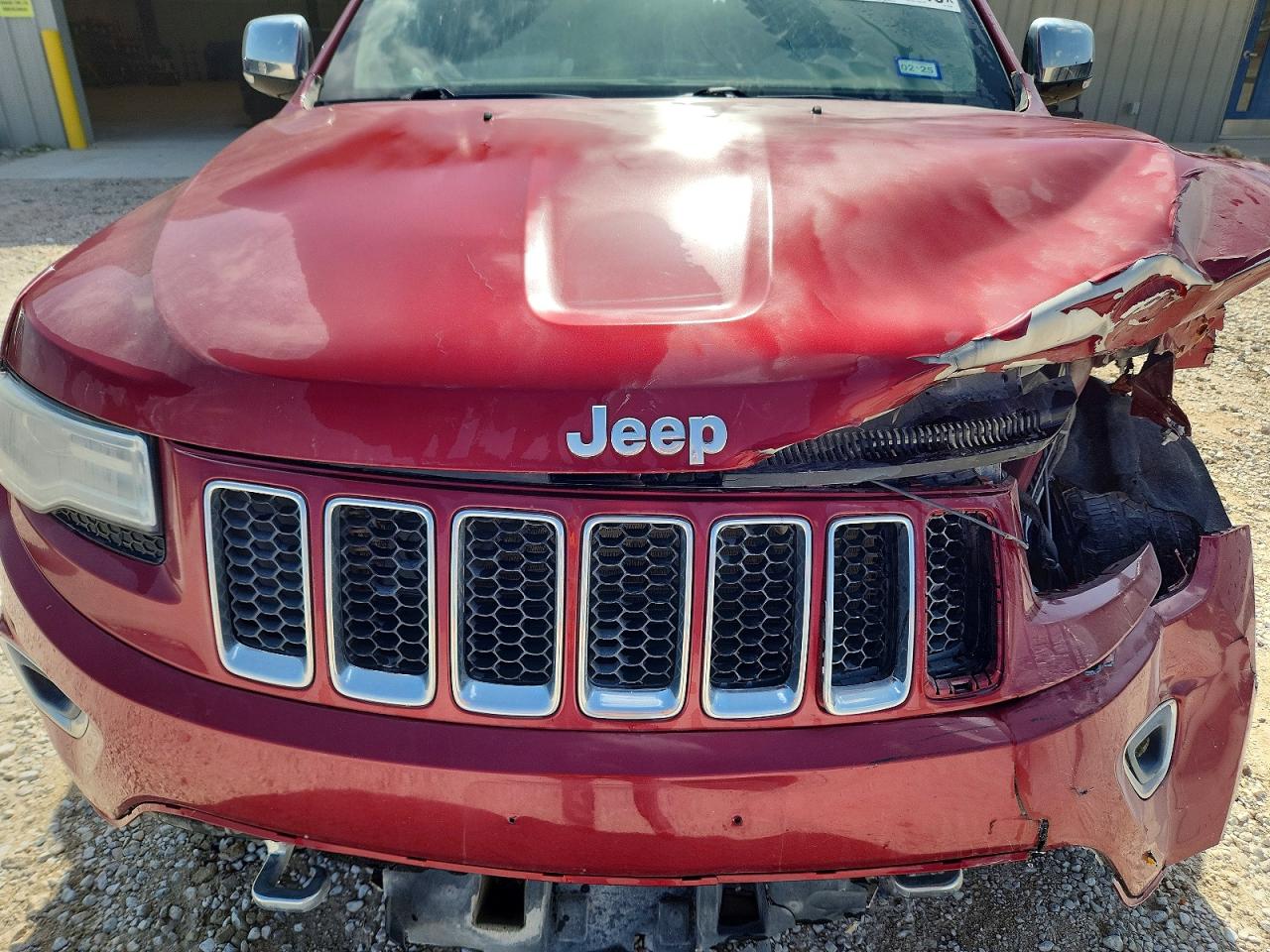 2015 Jeep Grand Cherokee Red vin: 1C4RJECG0FC822962