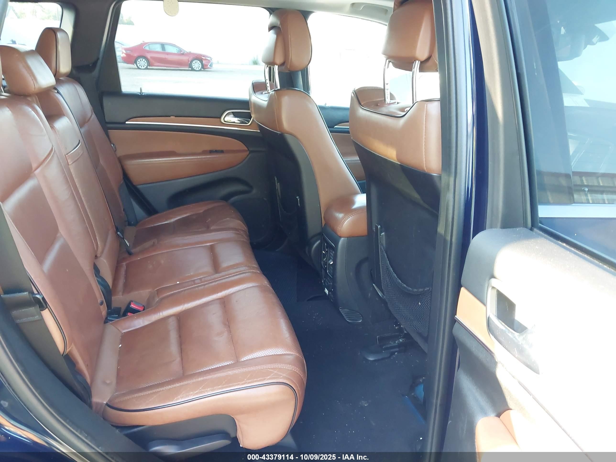 2012 Jeep Grand Cherokee Overland Blue vin: 1C4RJECG1CC177055