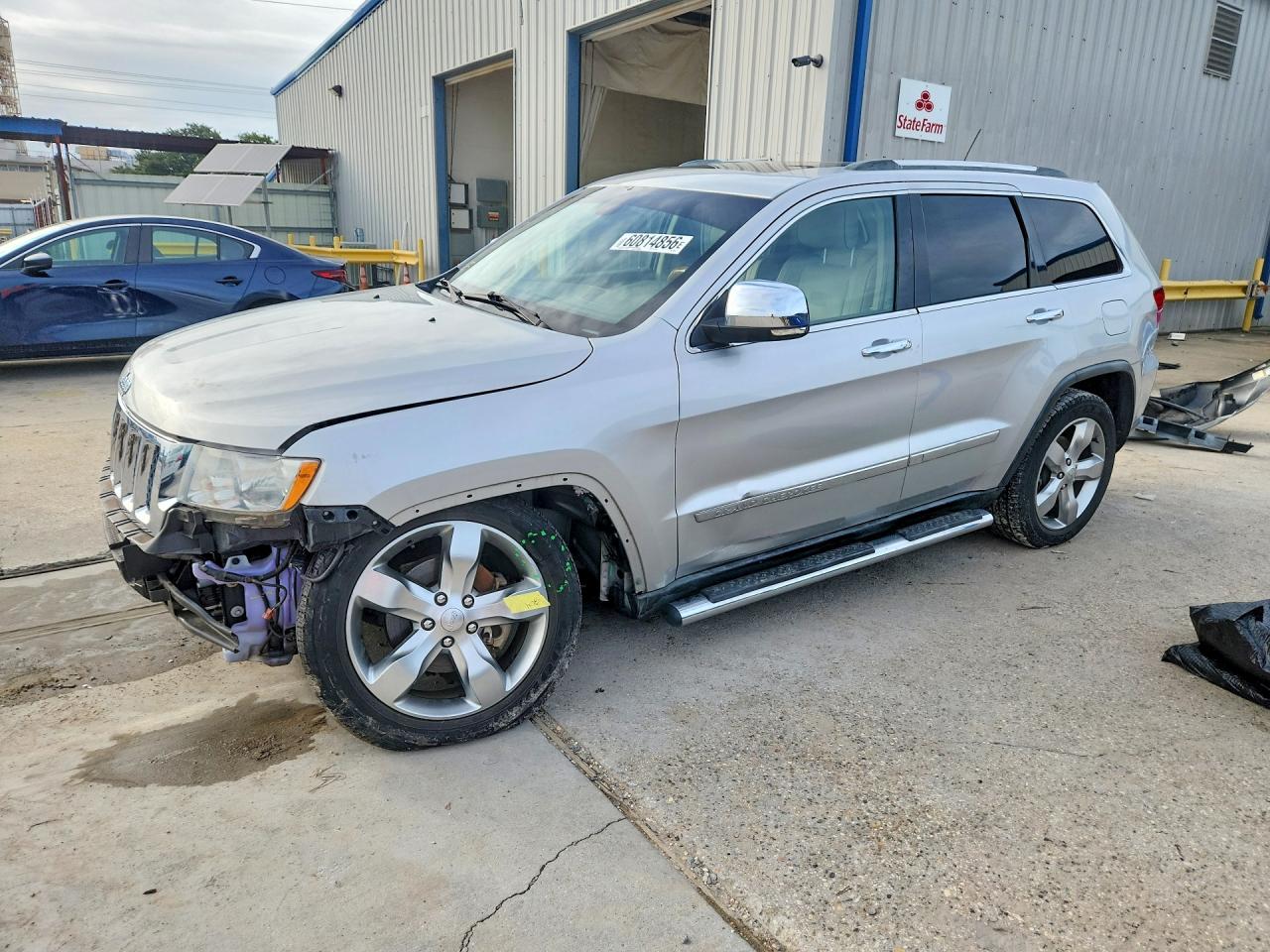 2012 Jeep Grand Cherokee Overland Серебряный vin: 1C4RJECG1CC190257