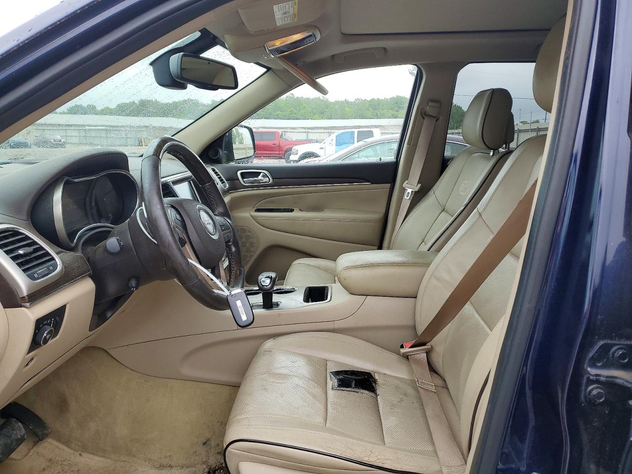 2014 Jeep Grand Cherokee Overland Blue vin: 1C4RJECG1EC173770