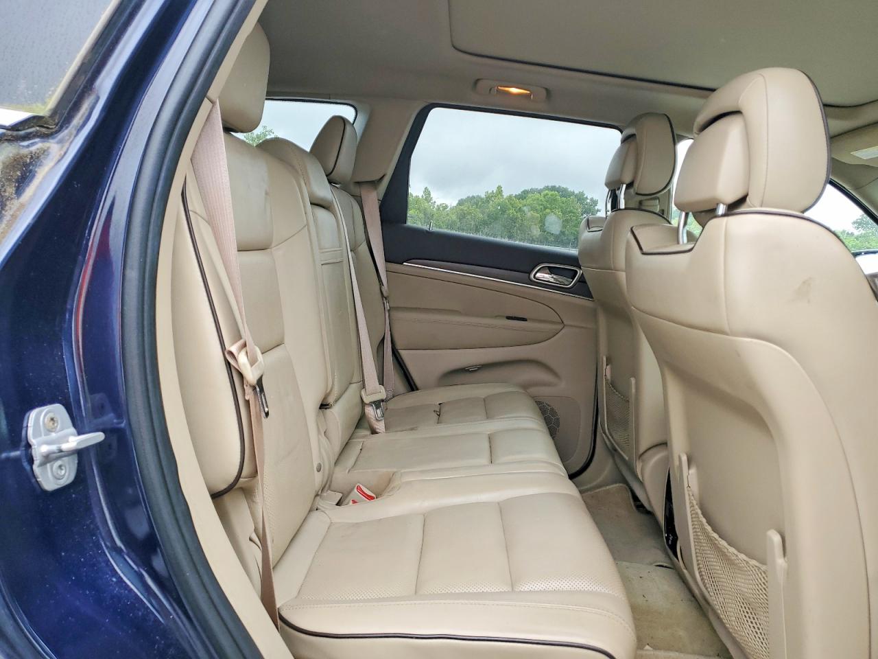 2014 Jeep Grand Cherokee Overland Blue vin: 1C4RJECG1EC173770