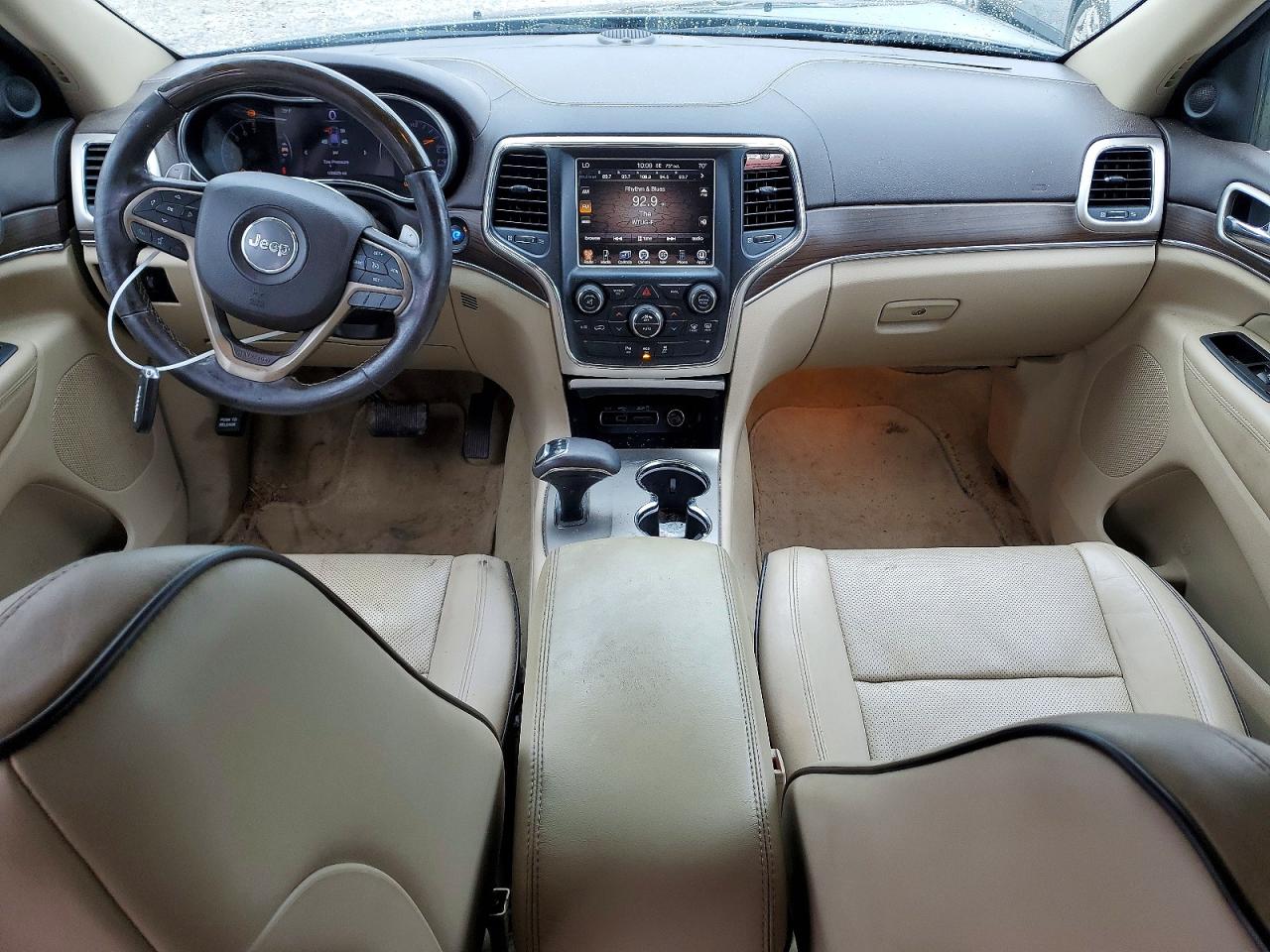 2014 Jeep Grand Cherokee Overland Blue vin: 1C4RJECG1EC173770