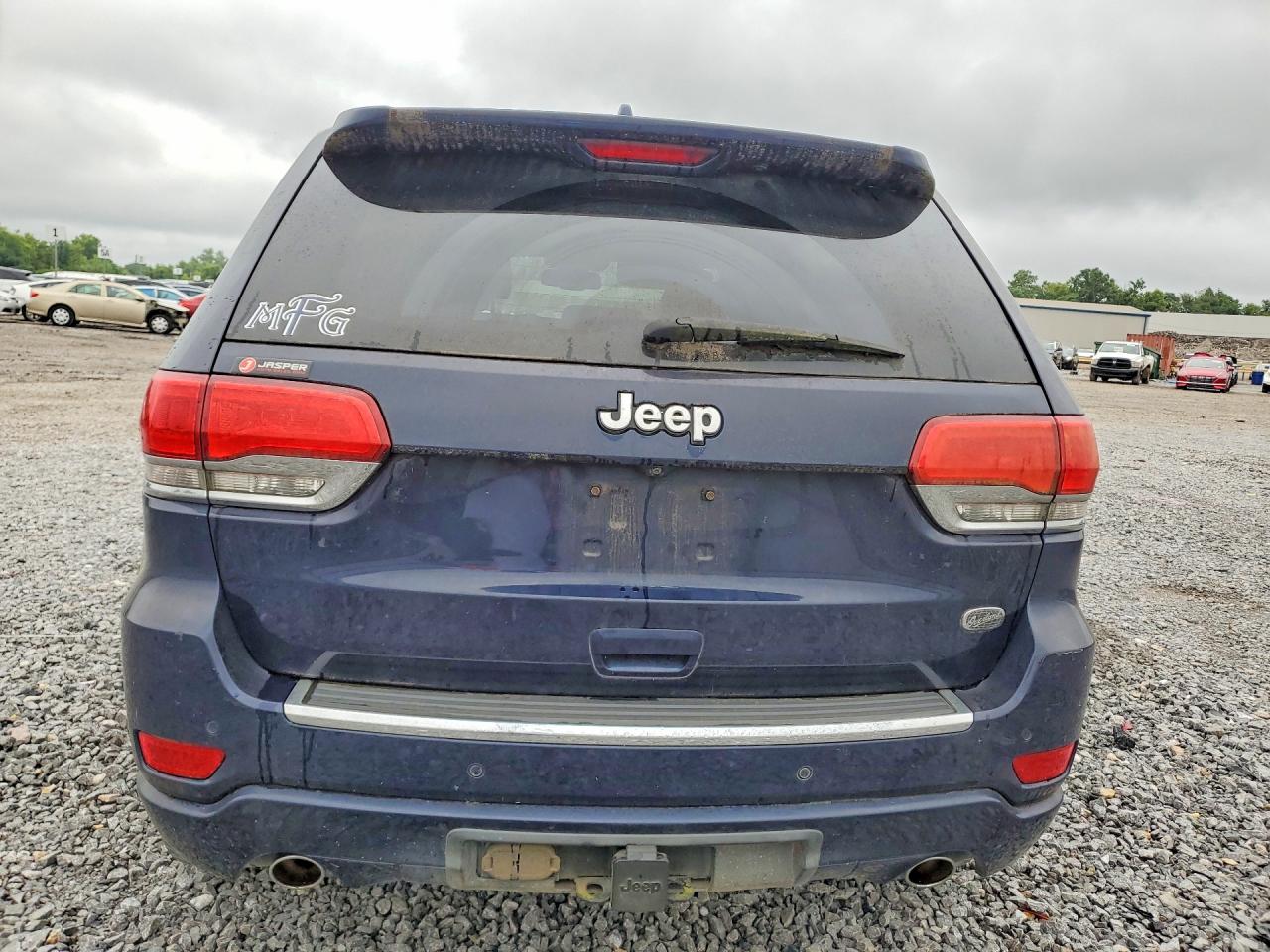 2014 Jeep Grand Cherokee Overland Blue vin: 1C4RJECG1EC173770
