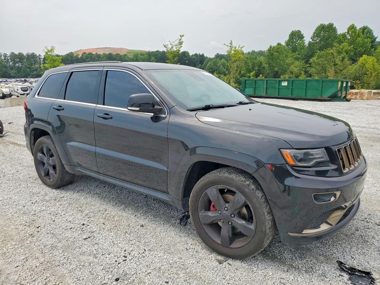 2015 Jeep Grand Cherokee Overland Black vin: 1C4RJECG1FC199321