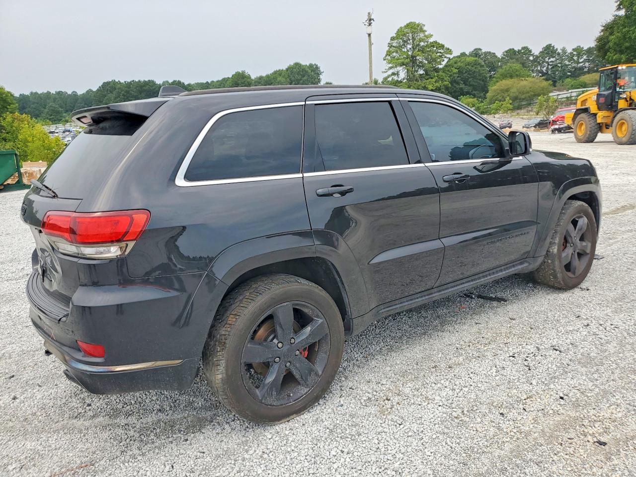 2015 Jeep Grand Cherokee Overland Черный vin: 1C4RJECG1FC199321