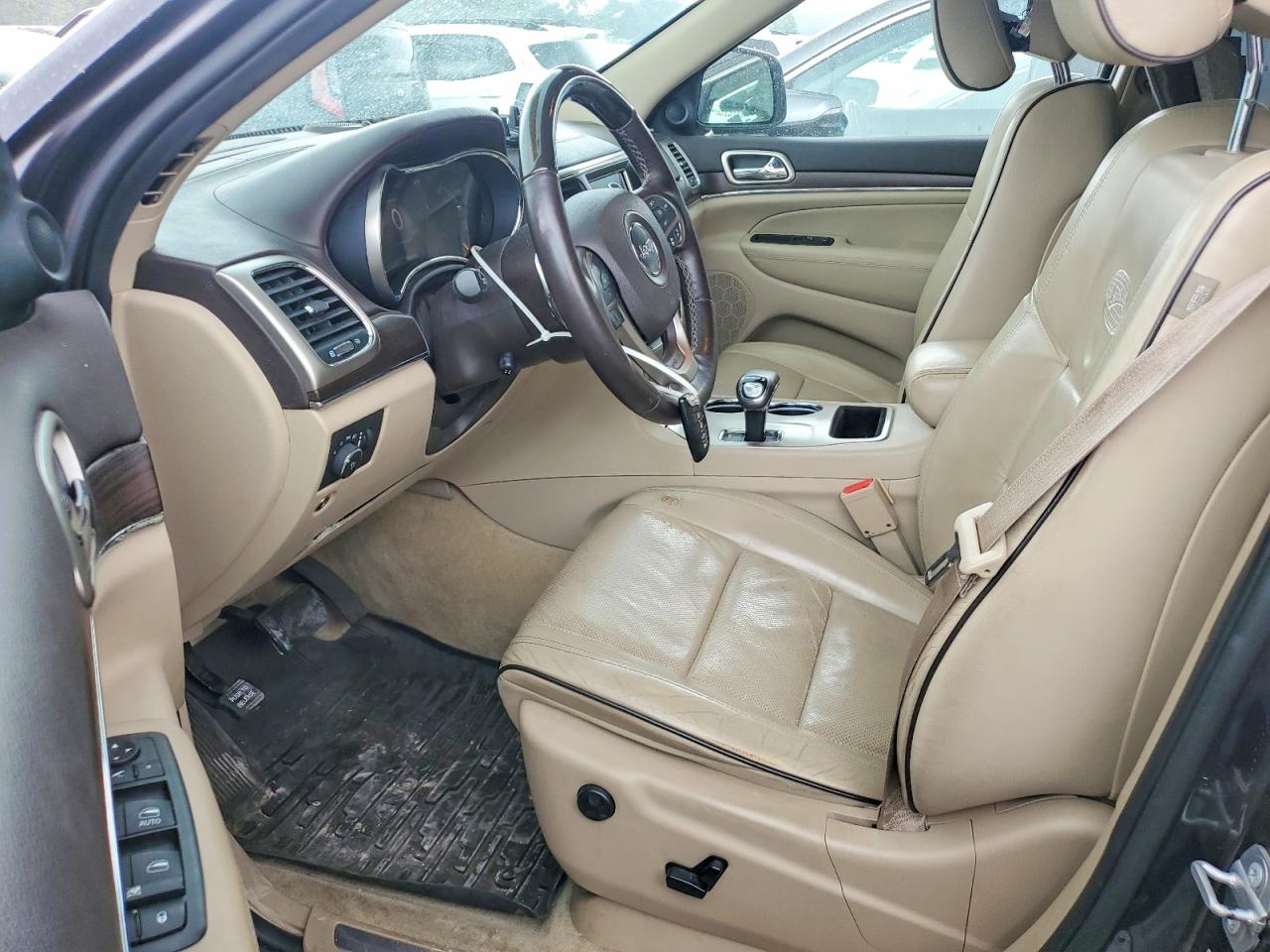 2015 Jeep Grand Cherokee Overland Gray vin: 1C4RJECG2FC798423