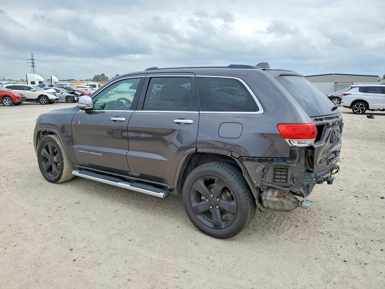 2015 Jeep Grand Cherokee Overland Gray vin: 1C4RJECG2FC798423
