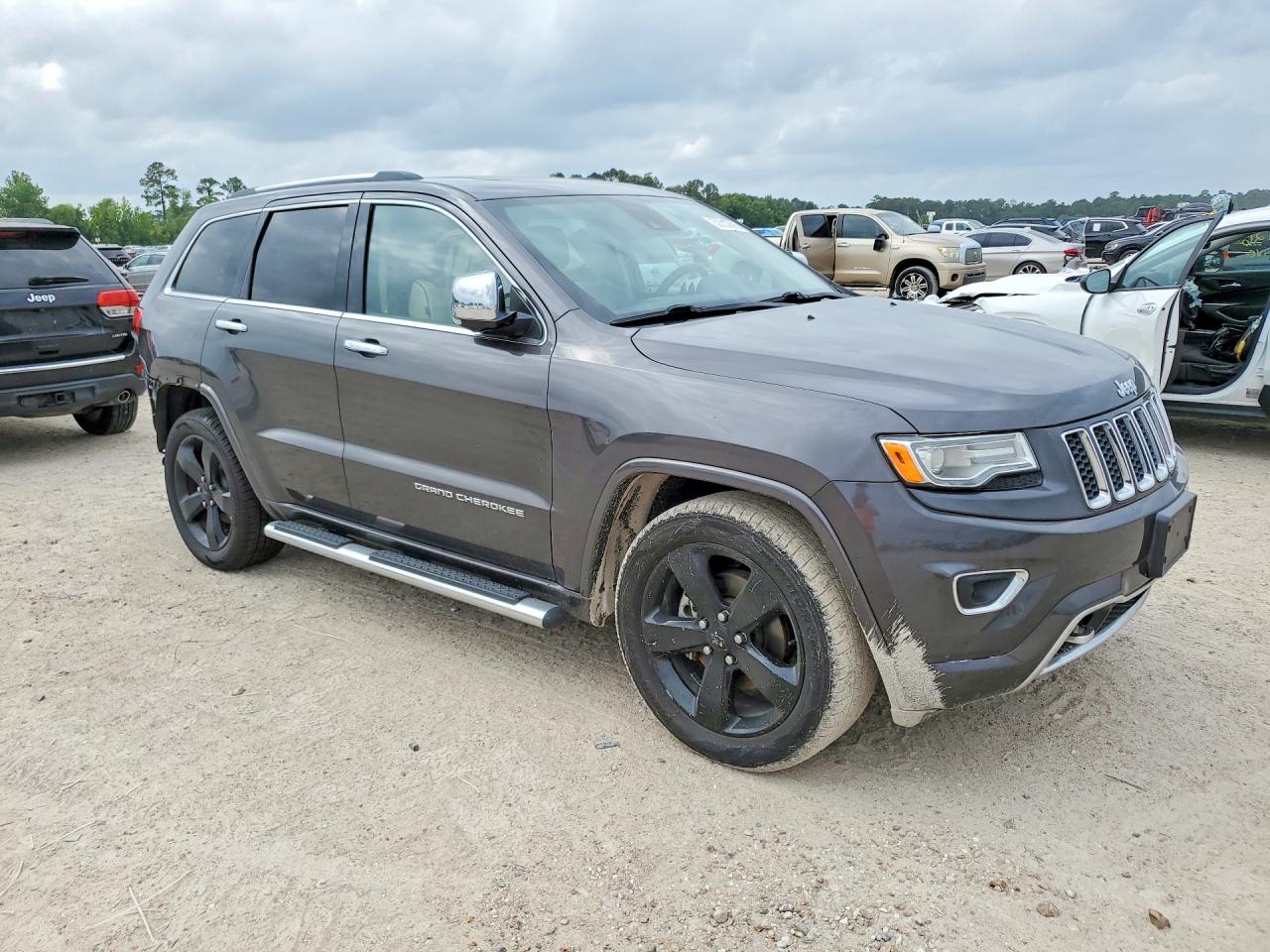 2015 Jeep Grand Cherokee Overland Gray vin: 1C4RJECG2FC798423
