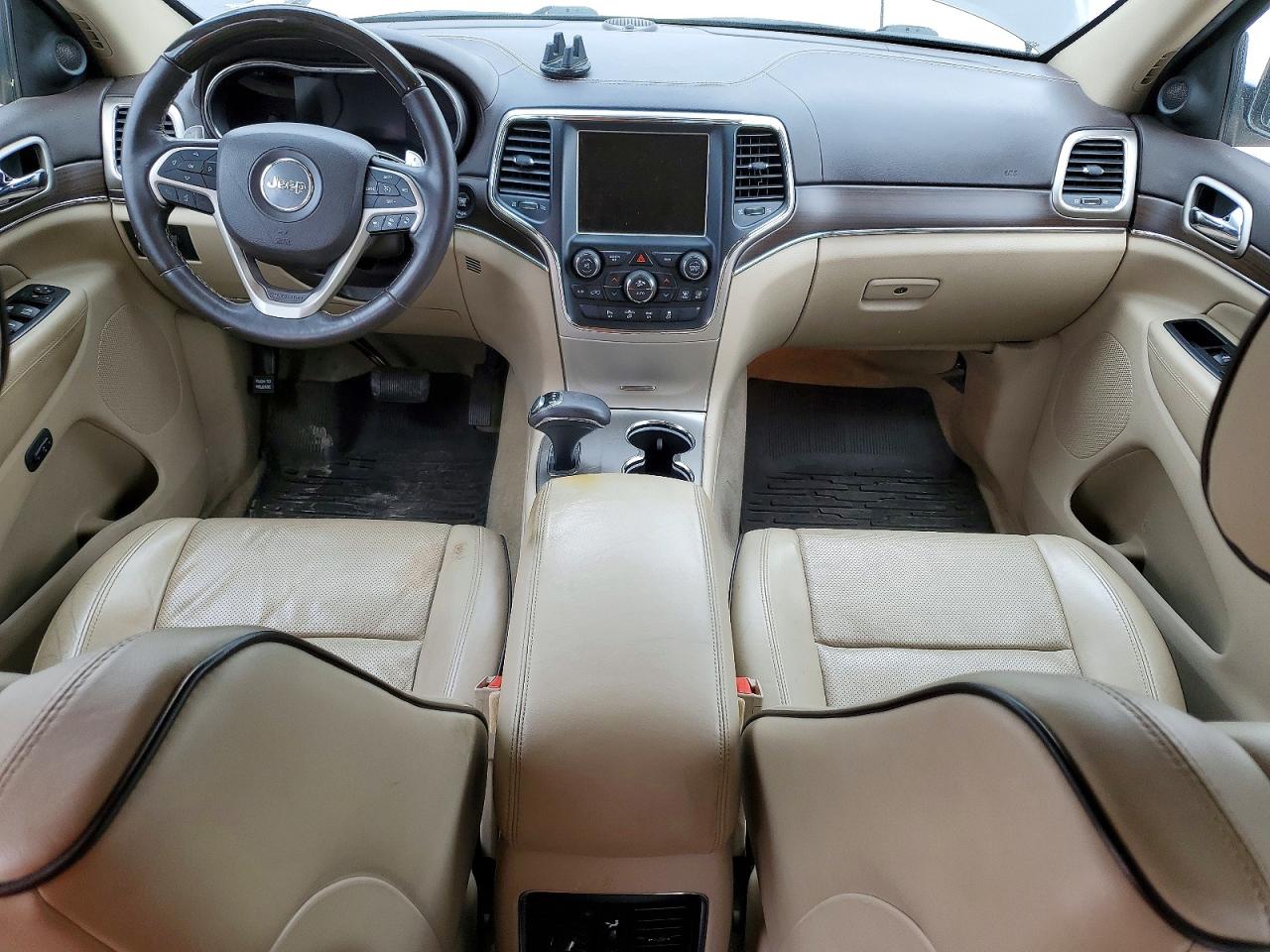 2015 Jeep Grand Cherokee Overland Gray vin: 1C4RJECG2FC798423