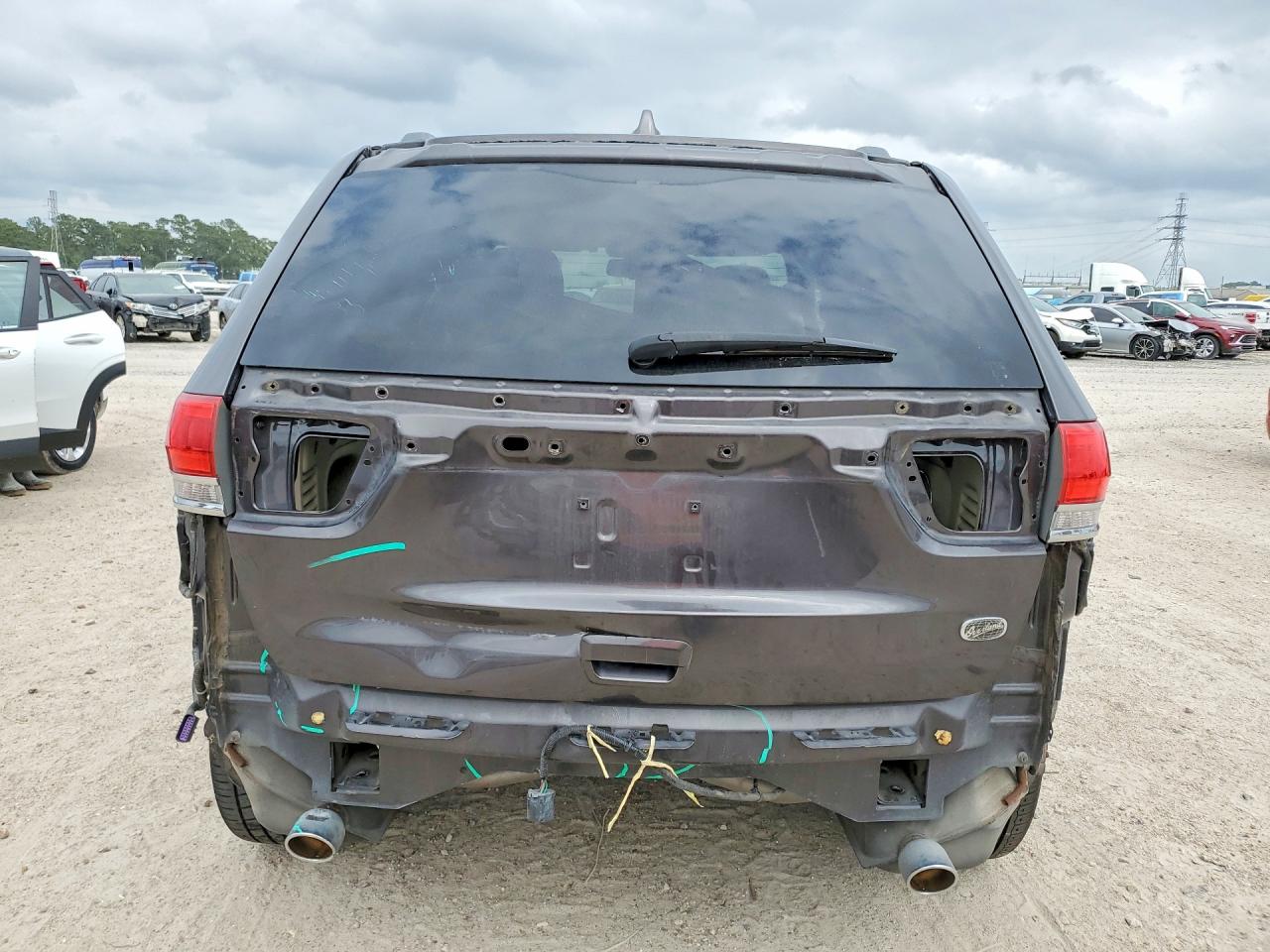2015 Jeep Grand Cherokee Overland Gray vin: 1C4RJECG2FC798423