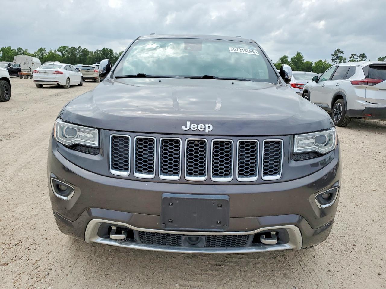 2015 Jeep Grand Cherokee Overland Gray vin: 1C4RJECG2FC798423