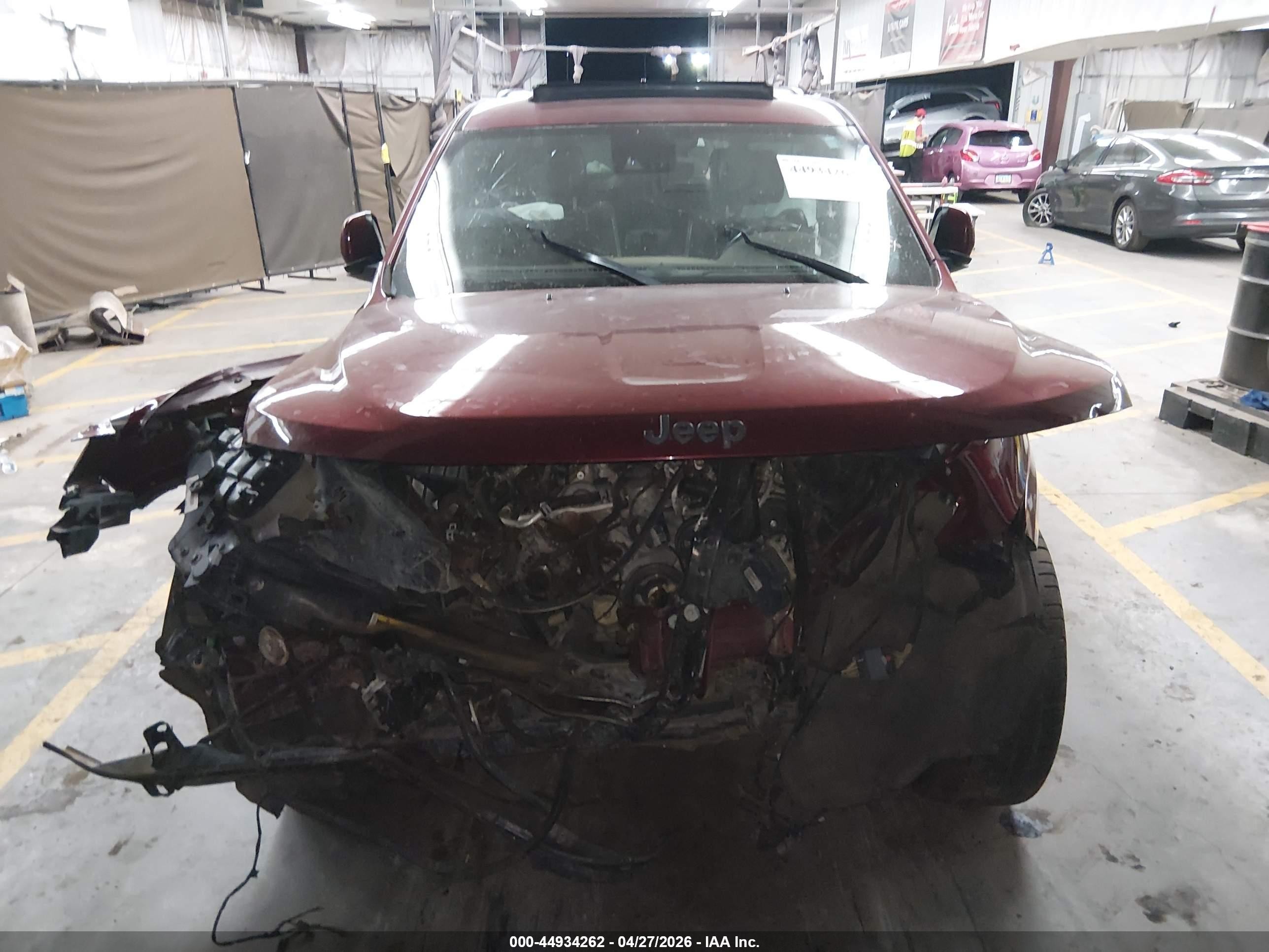 2018 Jeep Grand Cherokee High Altitude 4x2 Burgundy vin: 1C4RJECG2JC246705