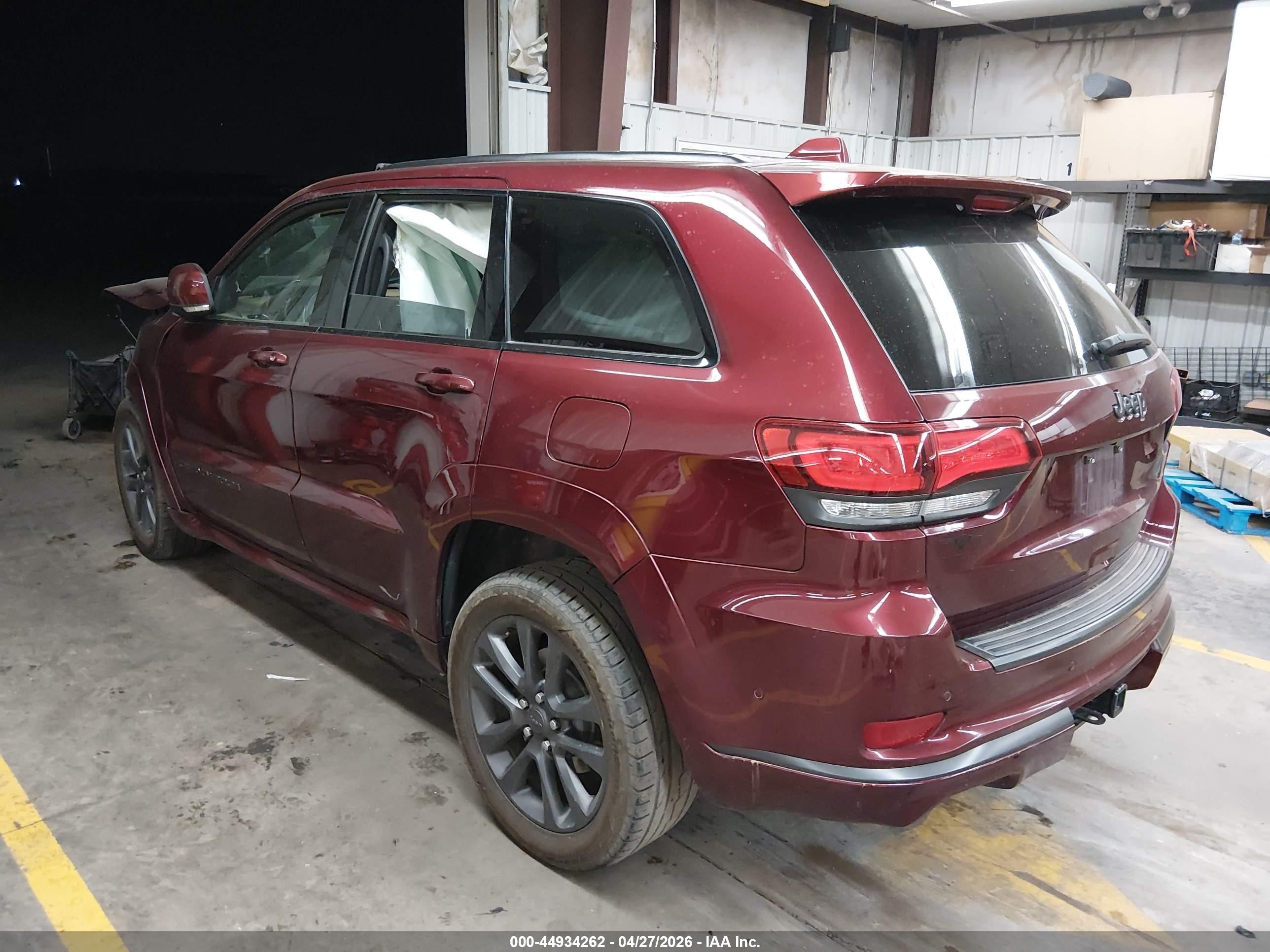 2018 Jeep Grand Cherokee High Altitude 4x2 Burgundy vin: 1C4RJECG2JC246705