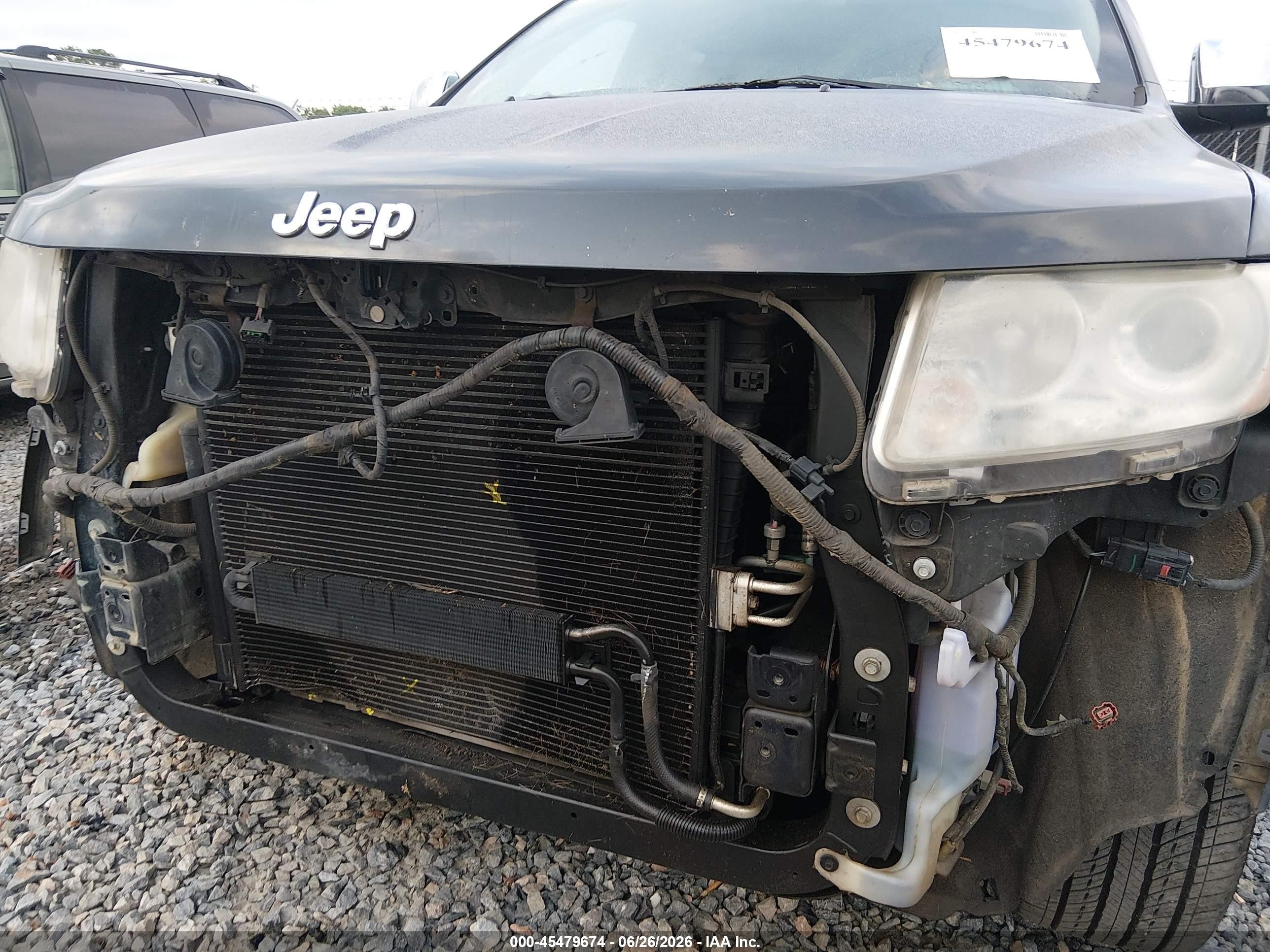 2012 Jeep Grand Cherokee Overland Black vin: 1C4RJECG3CC327814
