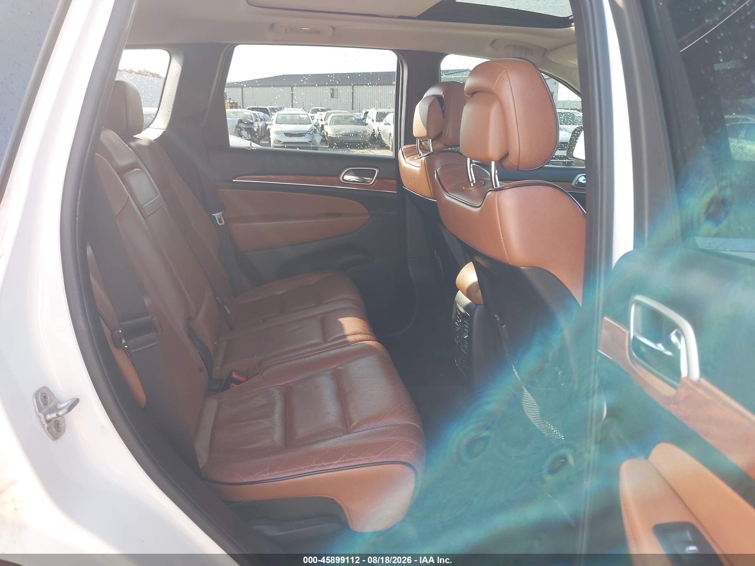2012 Jeep Grand Cherokee Overland Белый vin: 1C4RJECG3CC355726