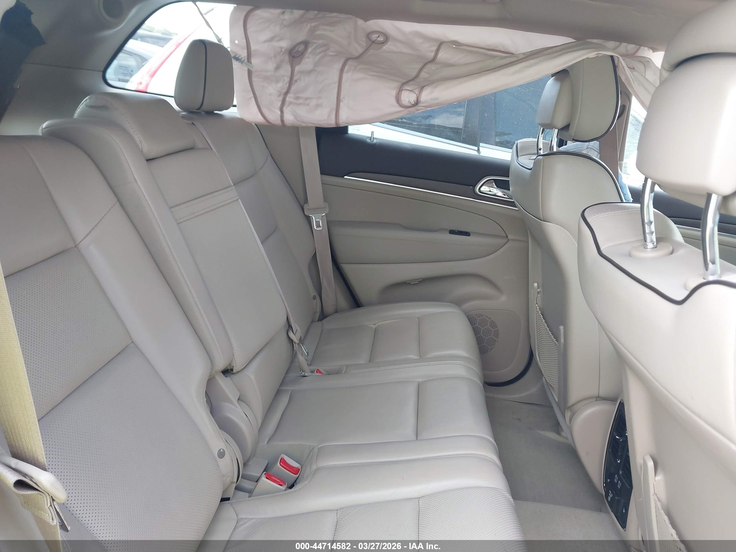 2014 Jeep Grand Cherokee Overland Black vin: 1C4RJECG3EC507264