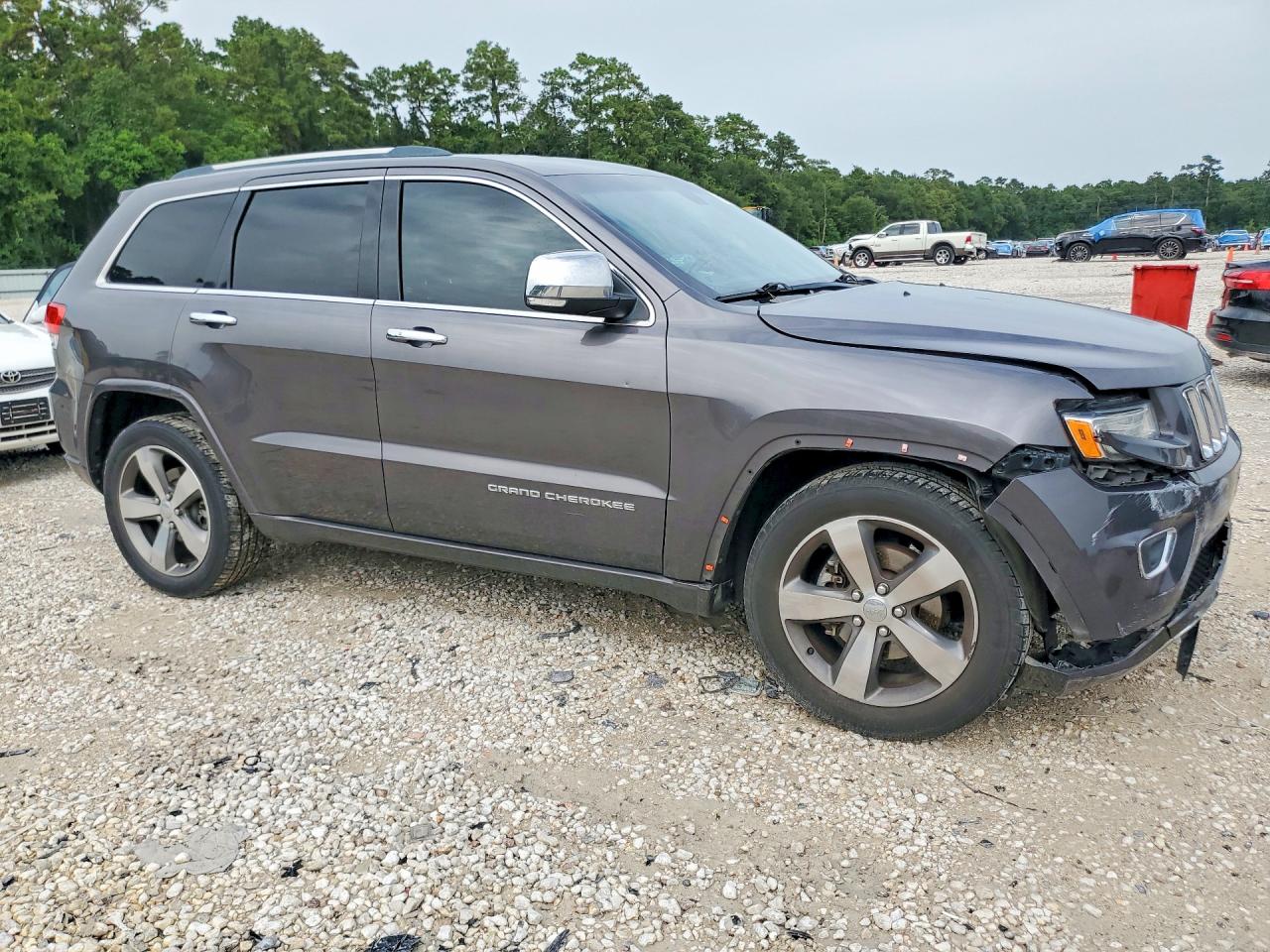 2015 Jeep Grand Cherokee Overland Gray vin: 1C4RJECG3FC614669