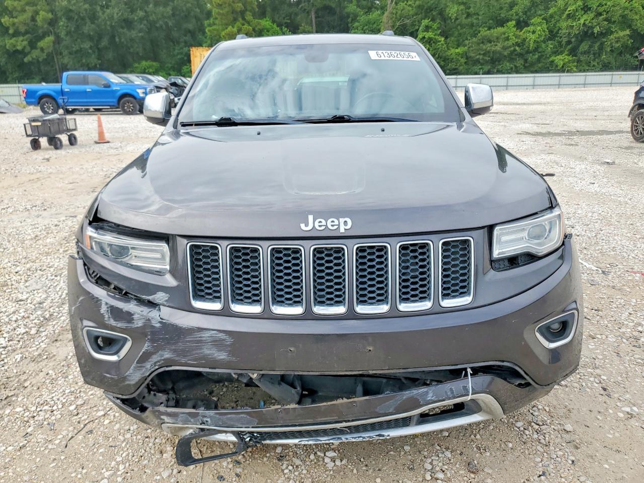 2015 Jeep Grand Cherokee Overland Gray vin: 1C4RJECG3FC614669