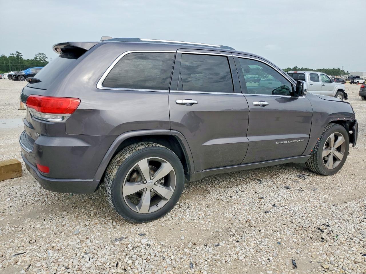 2015 Jeep Grand Cherokee Overland Gray vin: 1C4RJECG3FC614669