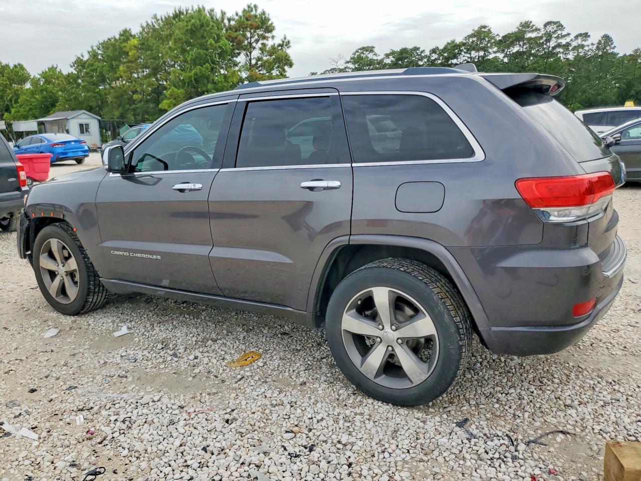 2015 Jeep Grand Cherokee Overland Gray vin: 1C4RJECG3FC614669