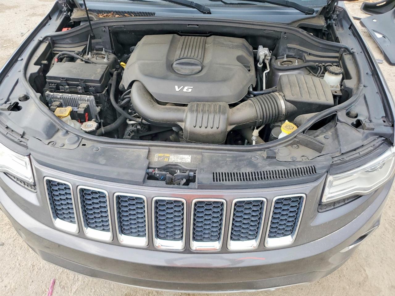 2015 Jeep Grand Cherokee Overland Gray vin: 1C4RJECG3FC742071