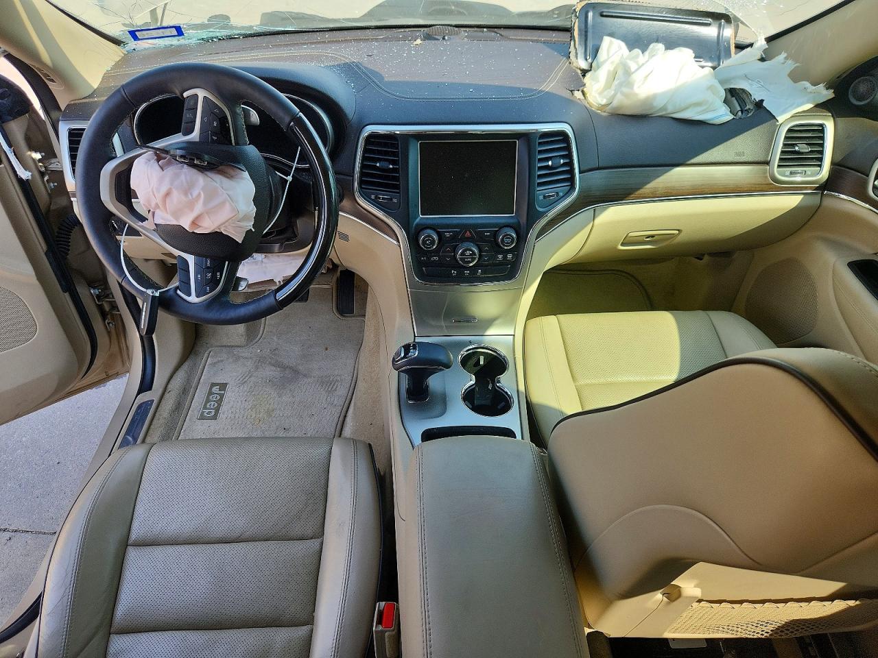 2015 Jeep Grand Cherokee Overland Gold vin: 1C4RJECG4FC132096