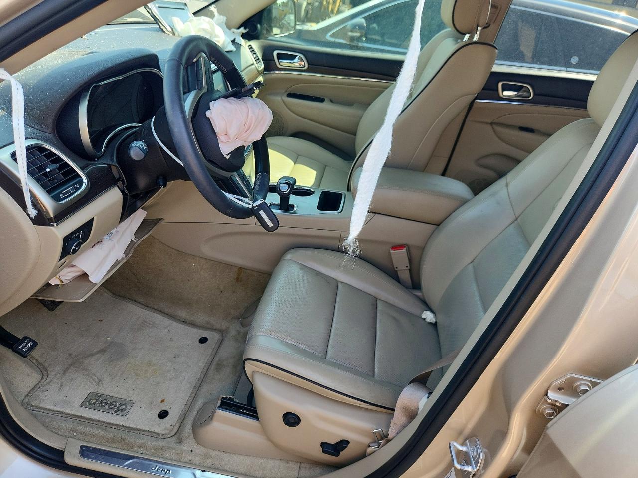 2015 Jeep Grand Cherokee Overland Gold vin: 1C4RJECG4FC132096