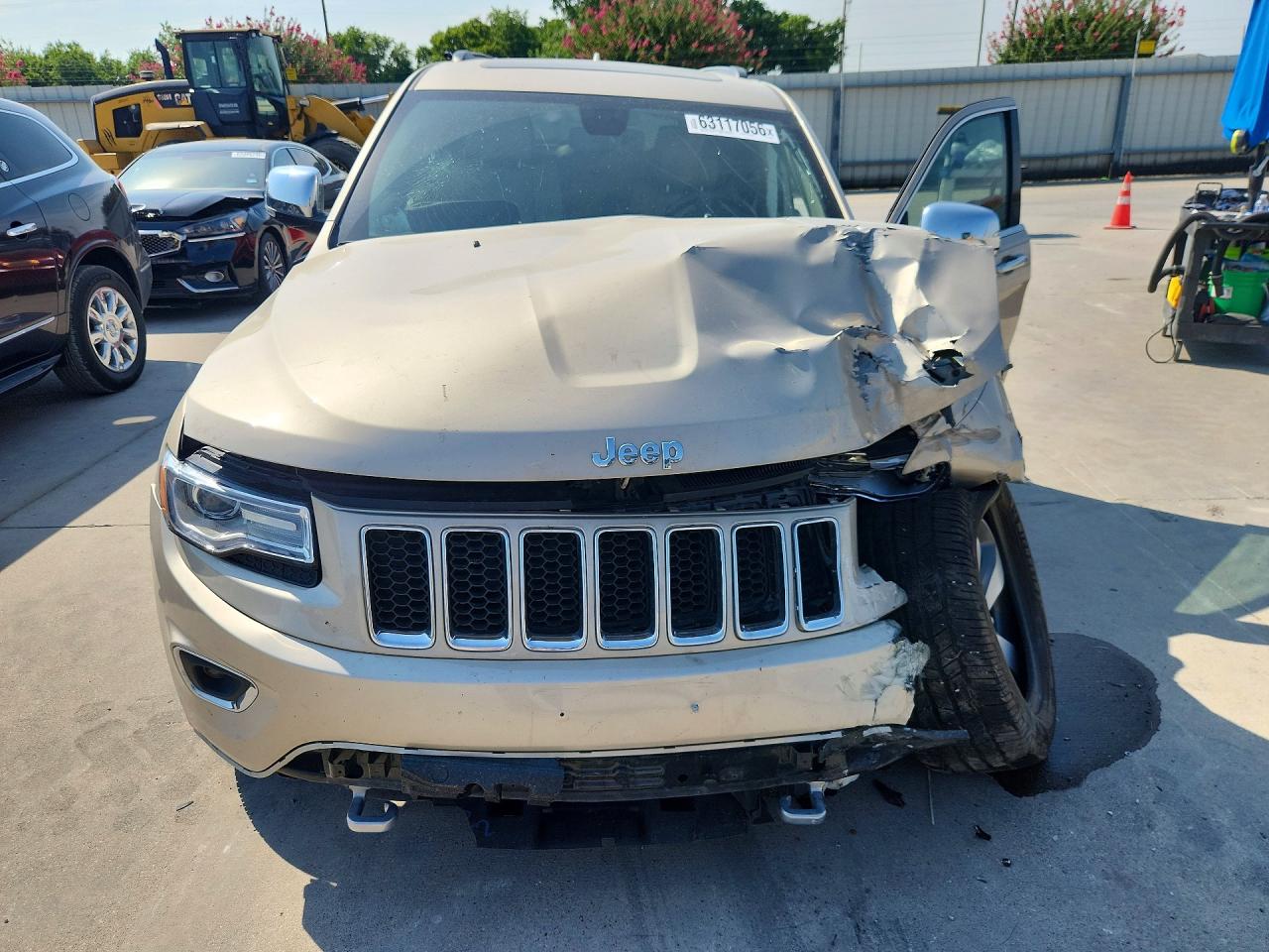 2015 Jeep Grand Cherokee Overland Gold vin: 1C4RJECG4FC132096