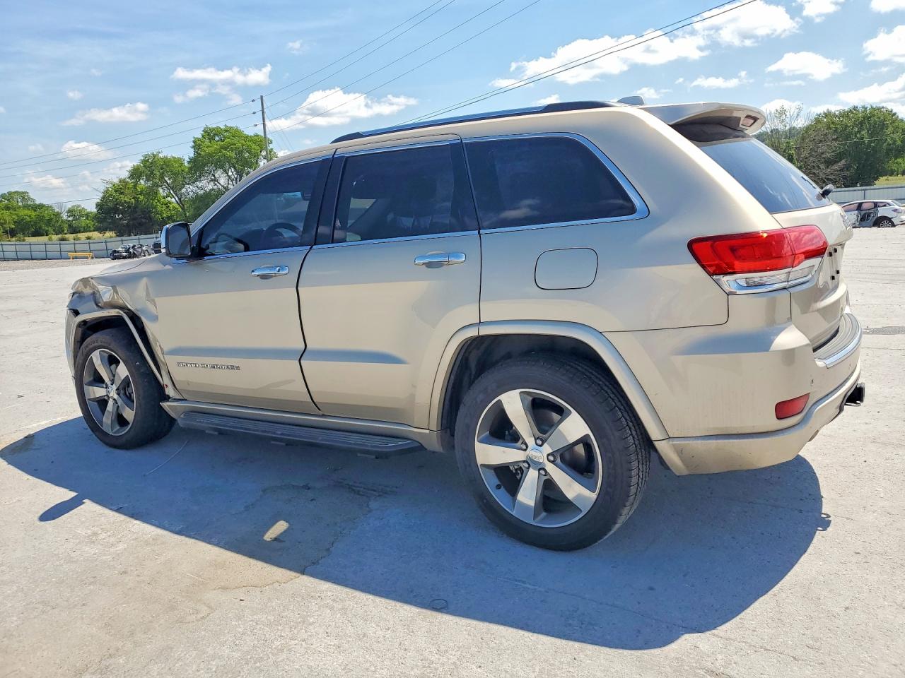 2015 Jeep Grand Cherokee Overland Beige vin: 1C4RJECG4FC187499
