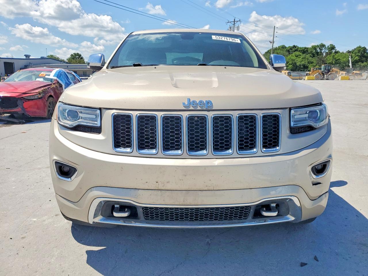 2015 Jeep Grand Cherokee Overland Beige vin: 1C4RJECG4FC187499