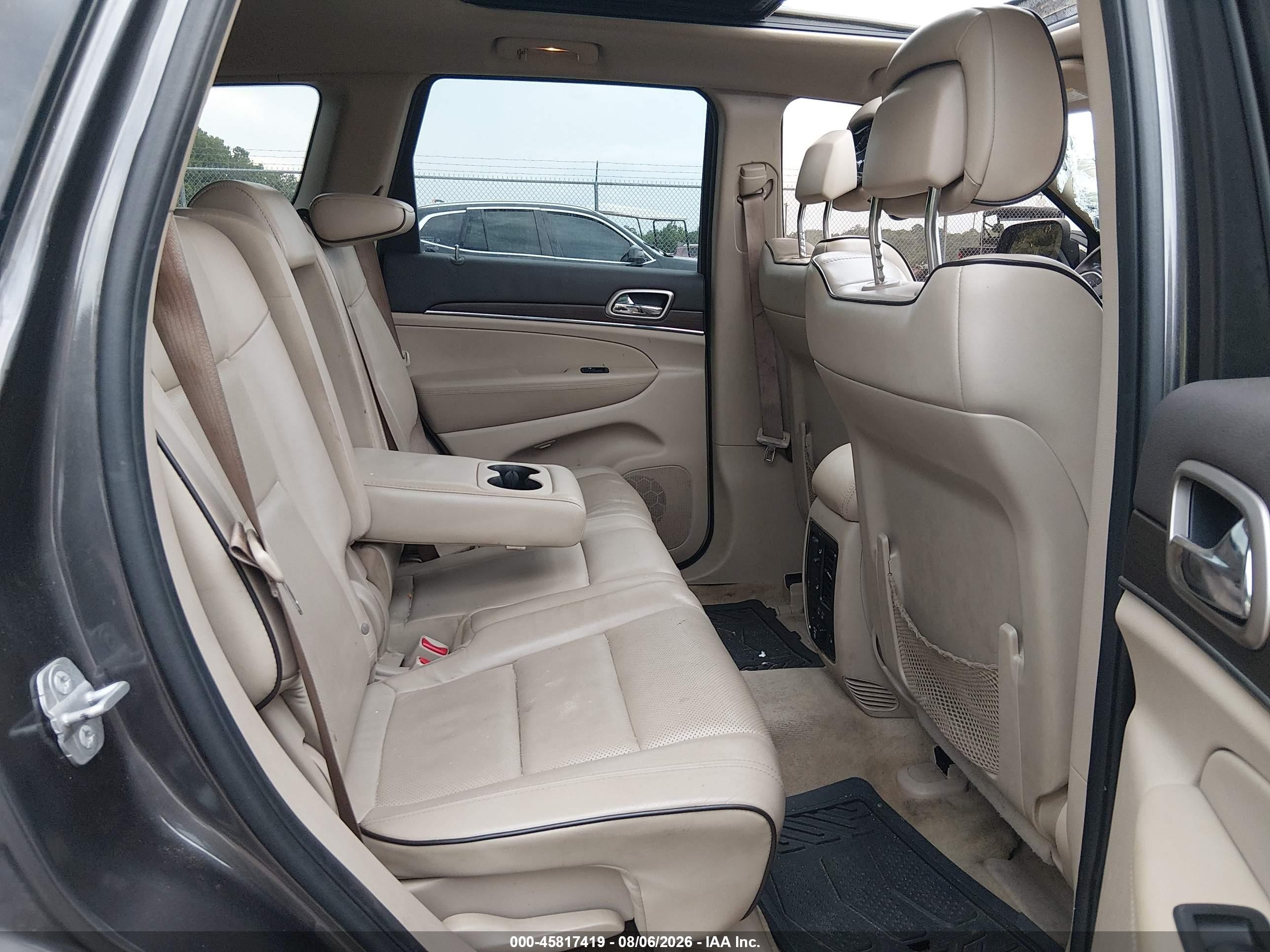 2014 Jeep Grand Cherokee Overland Gray vin: 1C4RJECG5EC523725