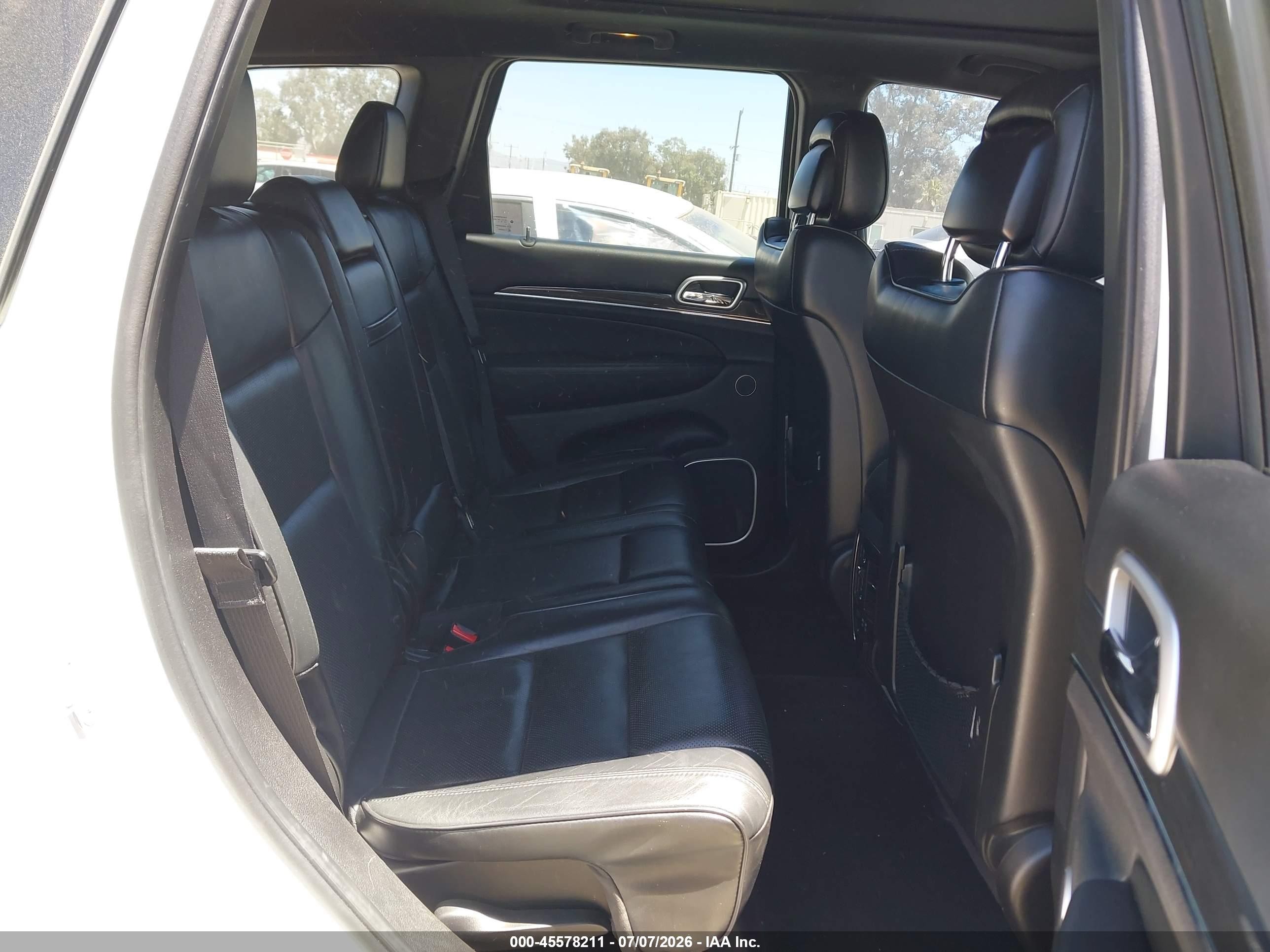 2015 Jeep Grand Cherokee High Altitude White vin: 1C4RJECG5FC155368