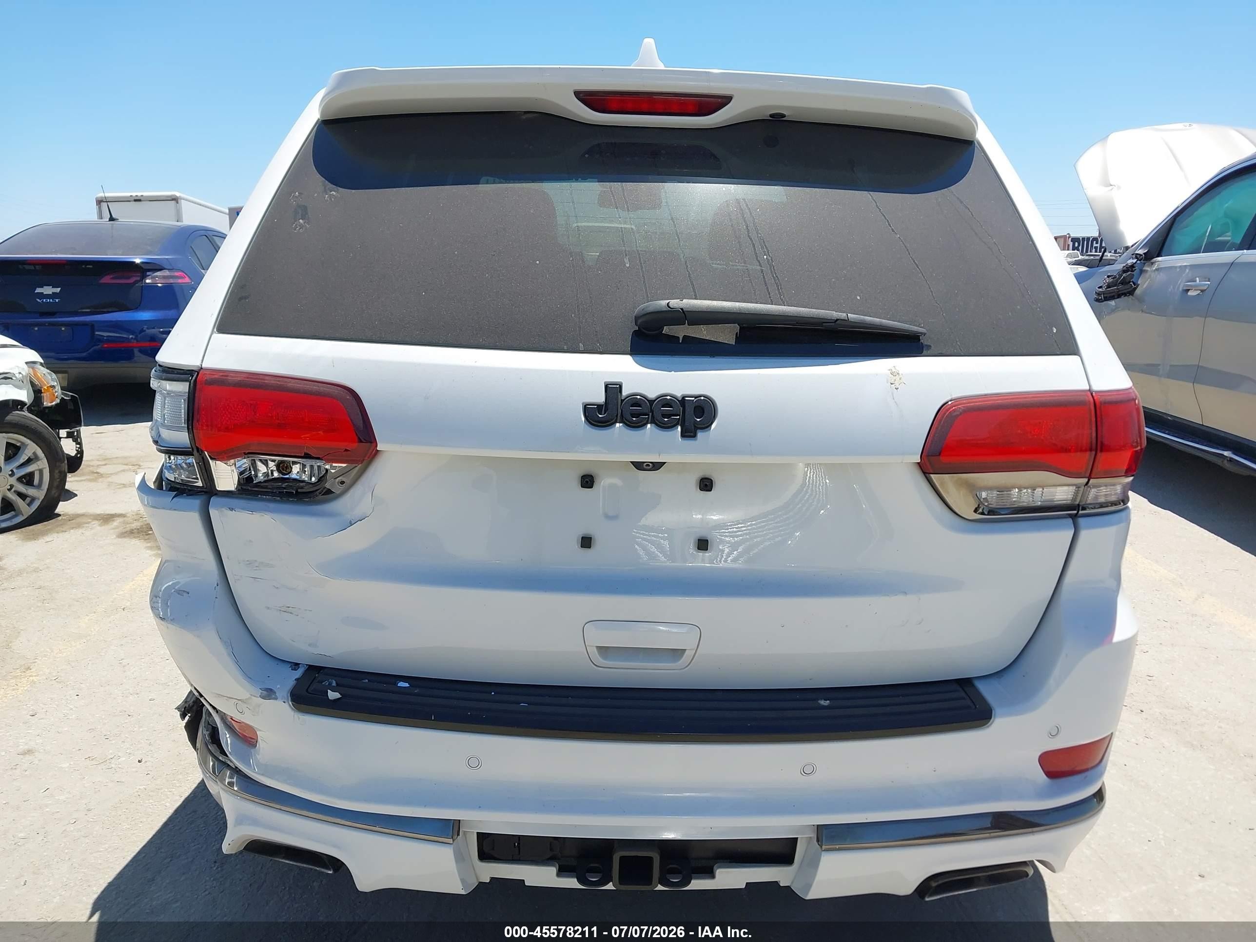 2015 Jeep Grand Cherokee High Altitude White vin: 1C4RJECG5FC155368
