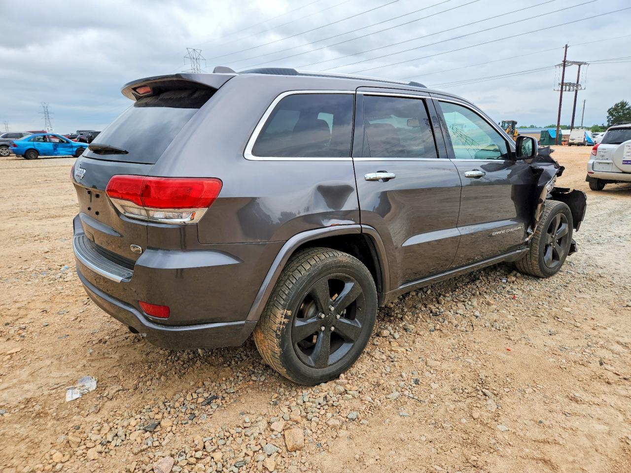 2015 Jeep Grand Cherokee Overland Gray vin: 1C4RJECG5FC719147