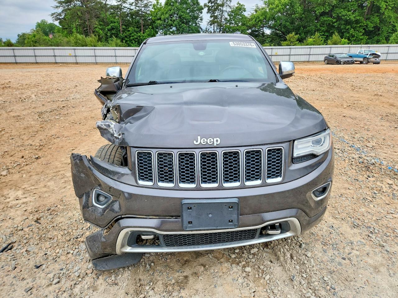 2015 Jeep Grand Cherokee Overland Gray vin: 1C4RJECG5FC719147