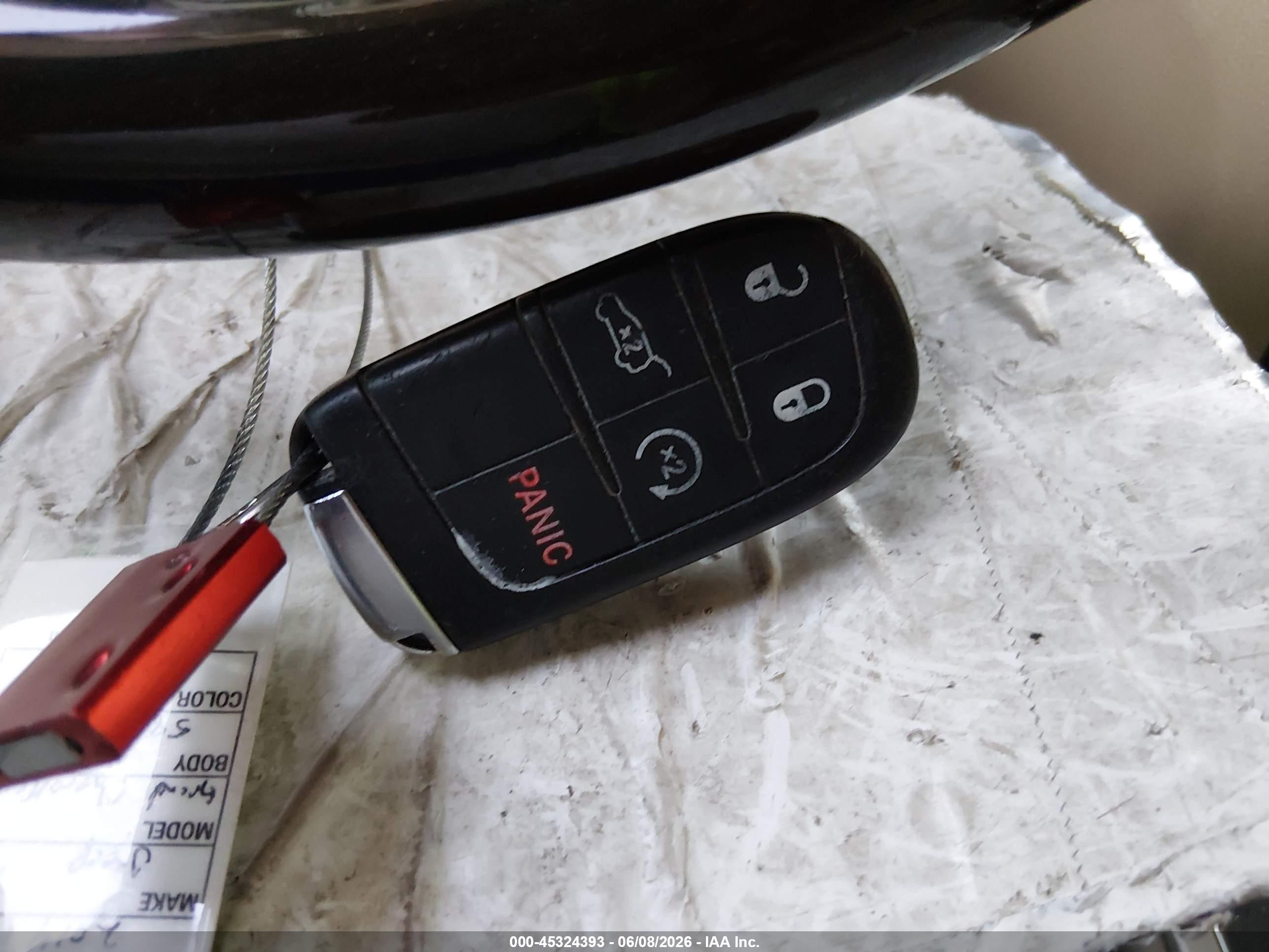 2014 Jeep Grand Cherokee Overland Red vin: 1C4RJECG6EC581276