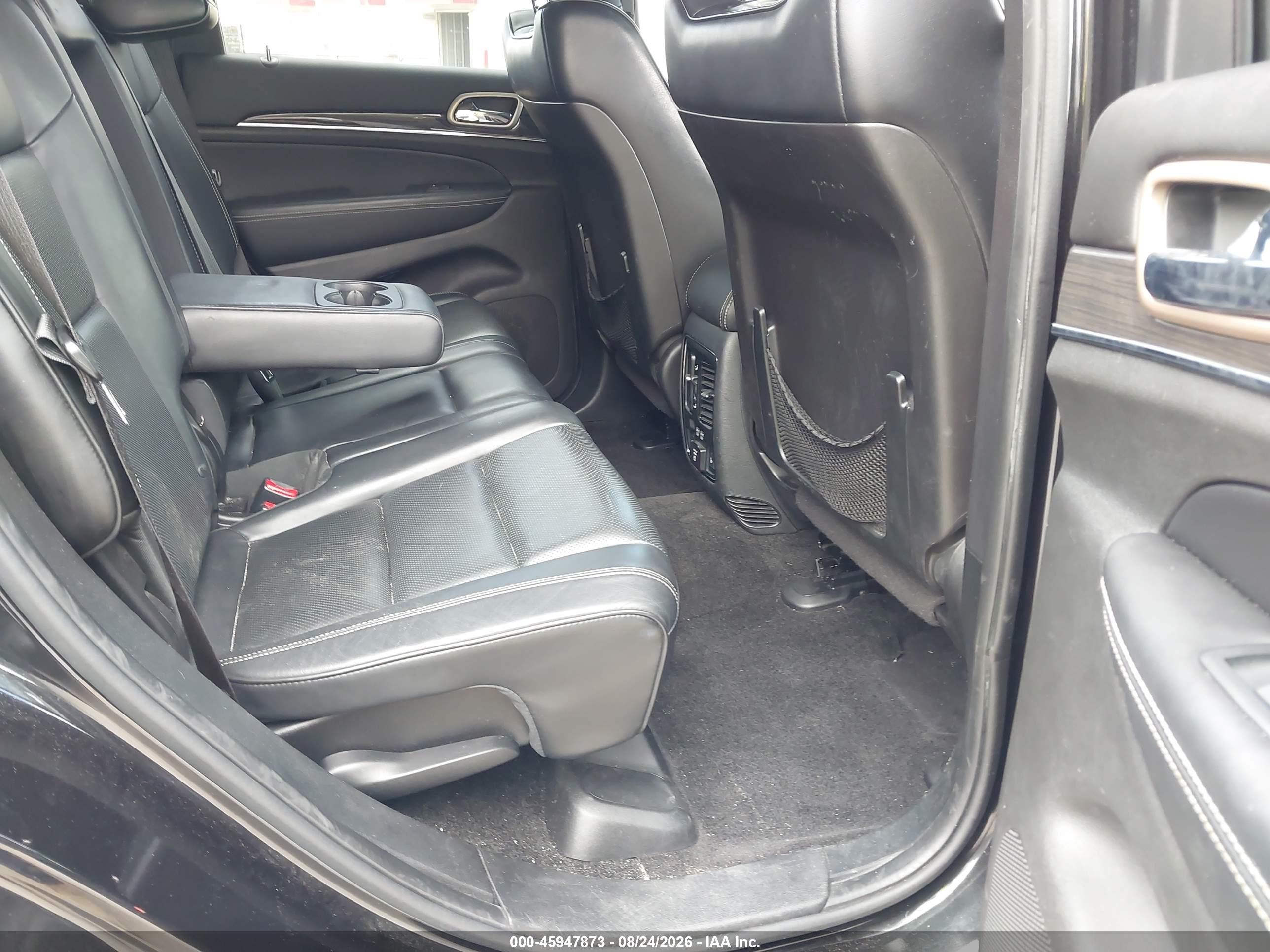 2015 Jeep Grand Cherokee Overland Black vin: 1C4RJECG6FC906400