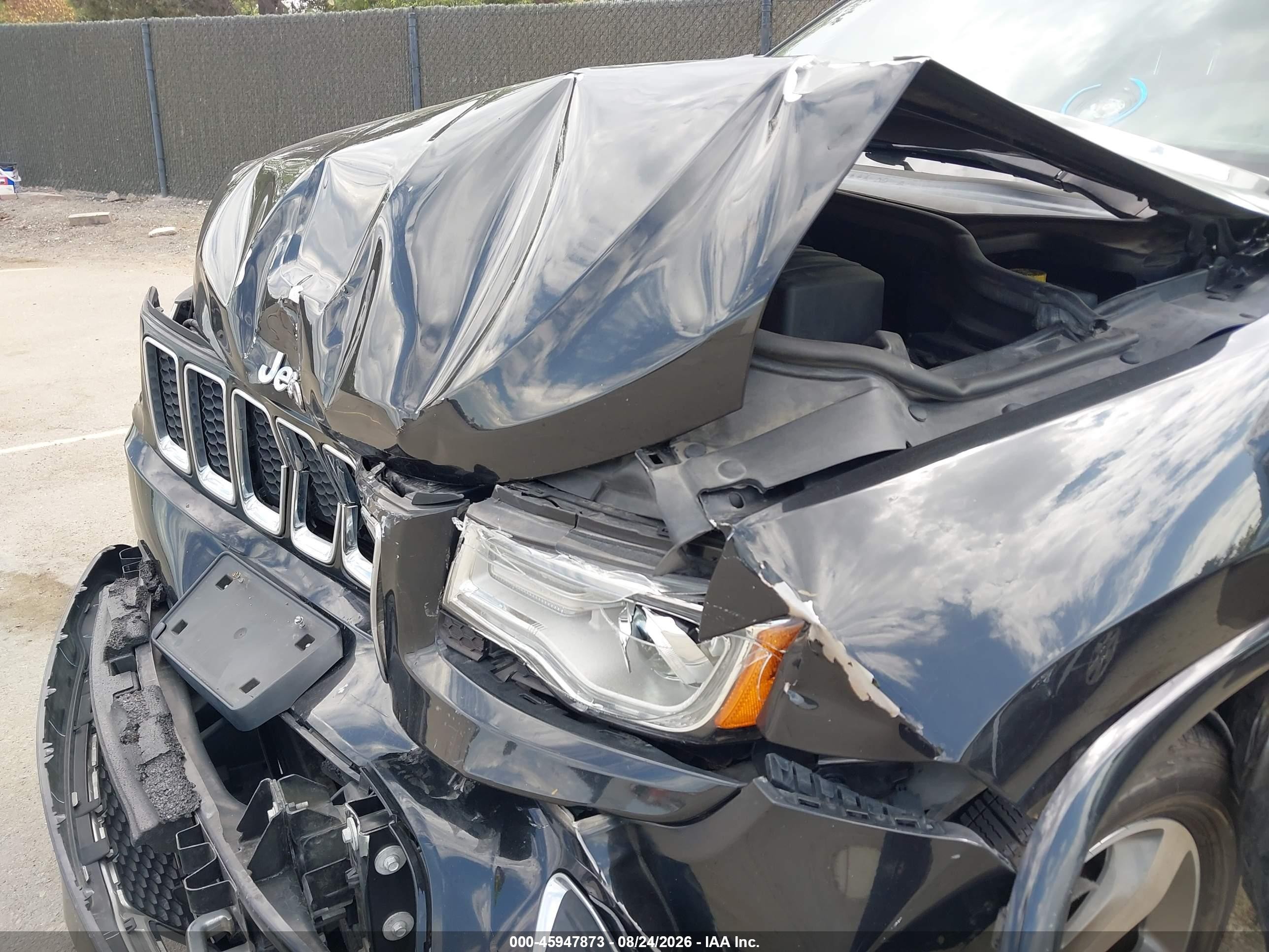 2015 Jeep Grand Cherokee Overland Black vin: 1C4RJECG6FC906400
